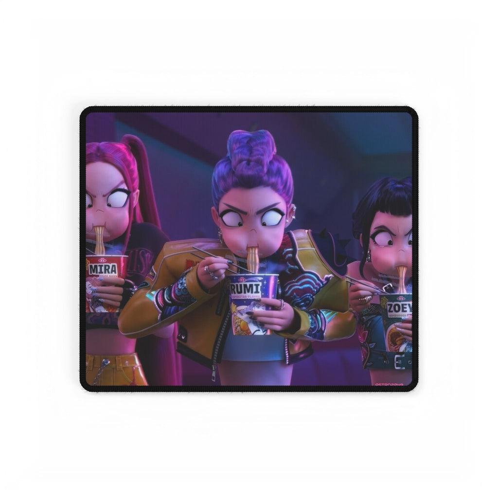KPop Demon Hunters - HUNTRIX - Desk Mats with Fun Designs for Gaming or Office Use, Cute Mouse Pads, Personalized Desk Decor