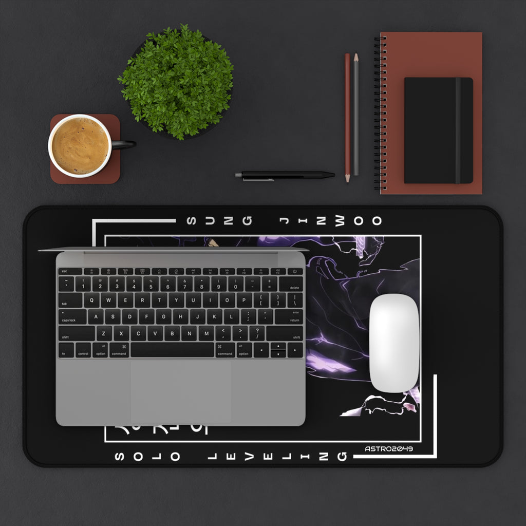 SOLO LEVELING - Sung Jinwoo - ARISE - Stylish Gaming Desk Mat - Perfect for Office, Home Office, Gift for Gamers, Art Desk Accessories