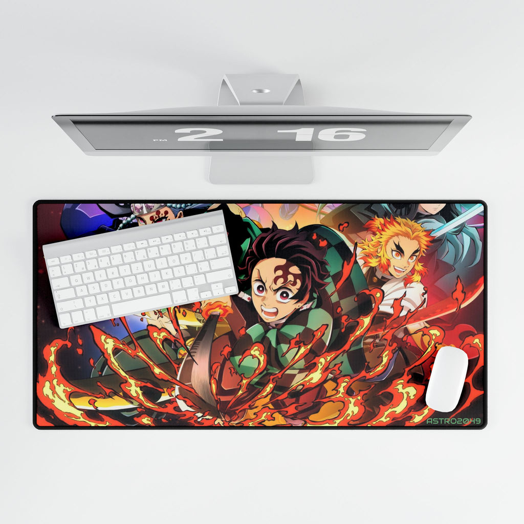 DEMON SLAYER - Kimetsu no yaiba - Anime-Inspired Desk Mat, Gaming Desk Pad, Office Decor, Student Gift, Creative Workspace Accessory