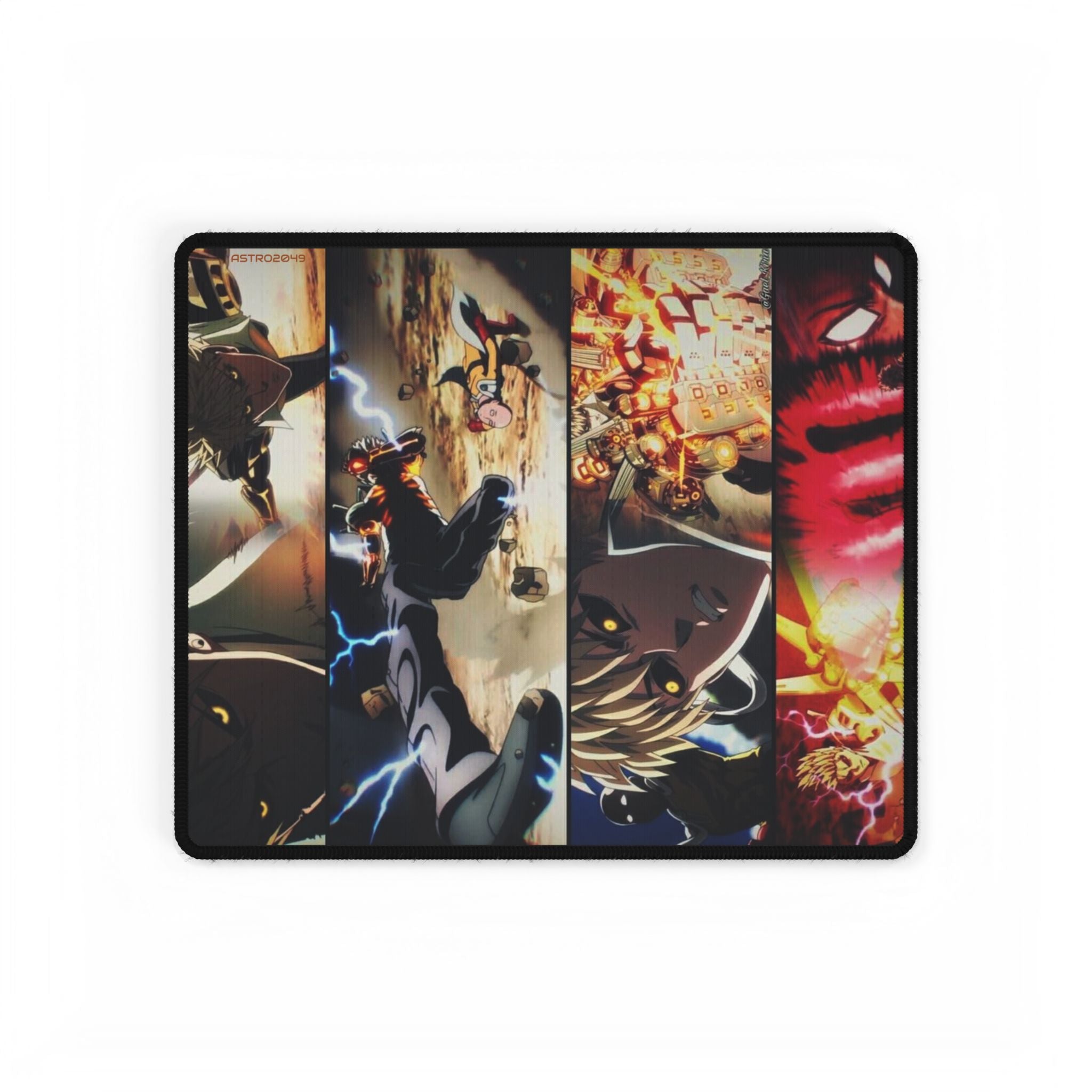 ONE-PUNCH MAN: Saitama / Genos - Anime-Themed Desk Mats for Gaming or Work, Decorative Mouse Pad, Custom Desk Accessories