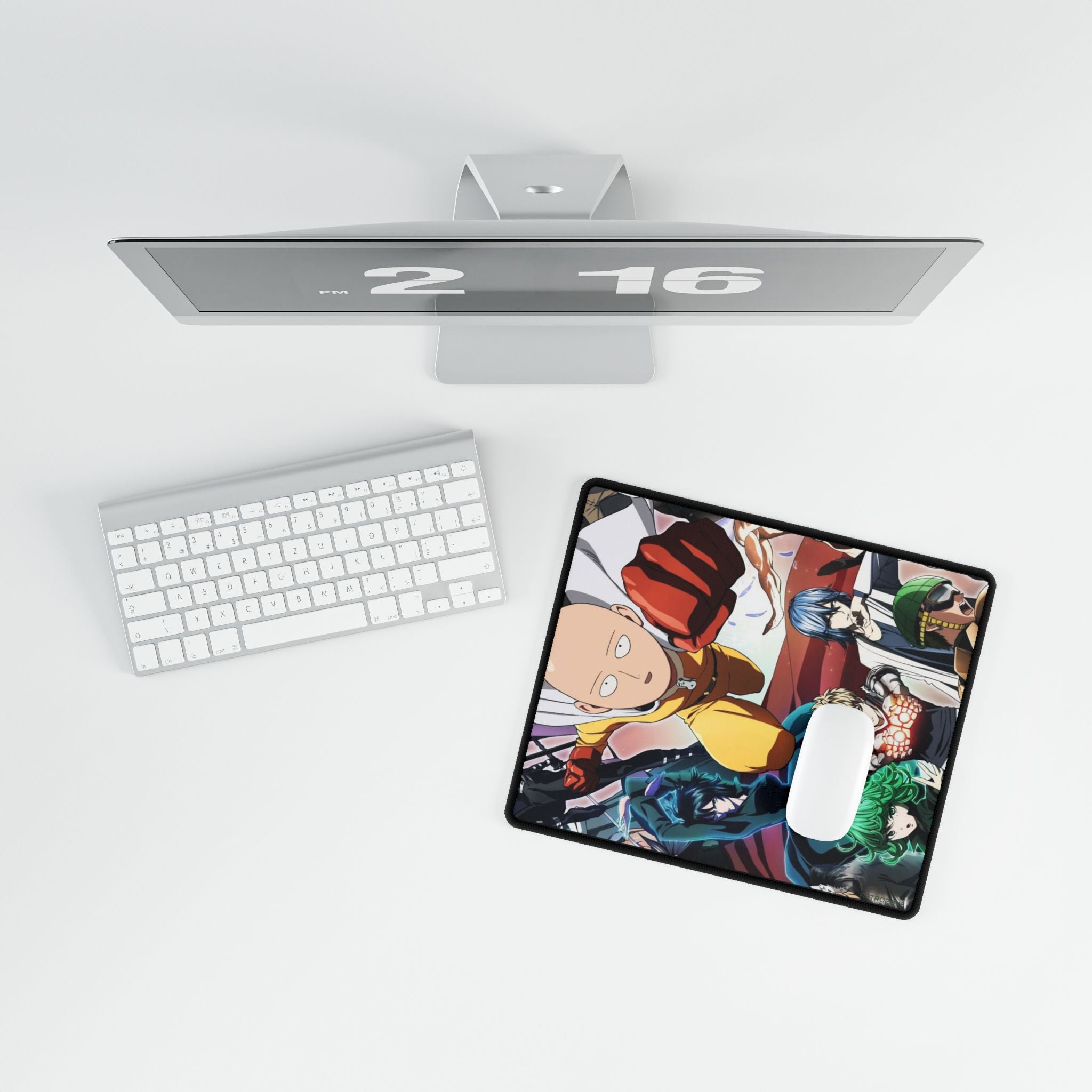 ONE-PUNCH MAN - Anime Desk Mat - Gaming Mouse Pad for Office, Anime Decor, Saitama Desk Accessories, Cool Desk Gift, Minimalist Office Decor