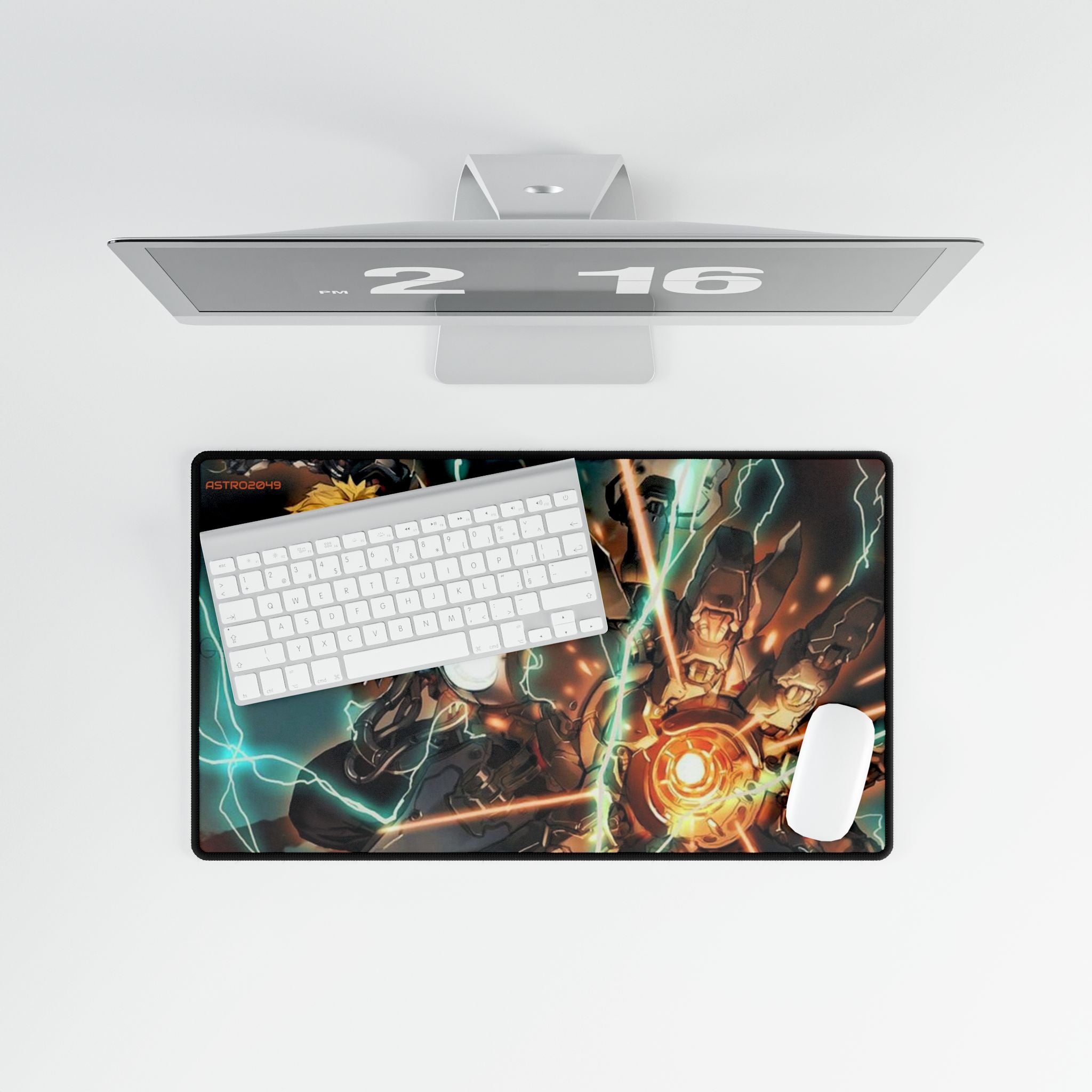 ONE-PUNCH MAN: Genos -  Dynamic Gaming Desk Mat - Anime Inspired, Computer Gaming Accessory, Home Office Decor, Mouse Pad, Cosplay Gift
