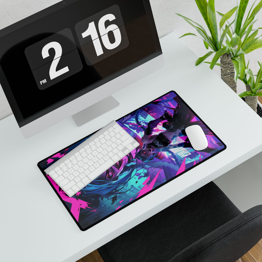League of Legends - Arcane: JINX - Vibrant Gaming Desk Mat - Perfect for Gamers, Home Office, or Study Space | Custom Style Designs