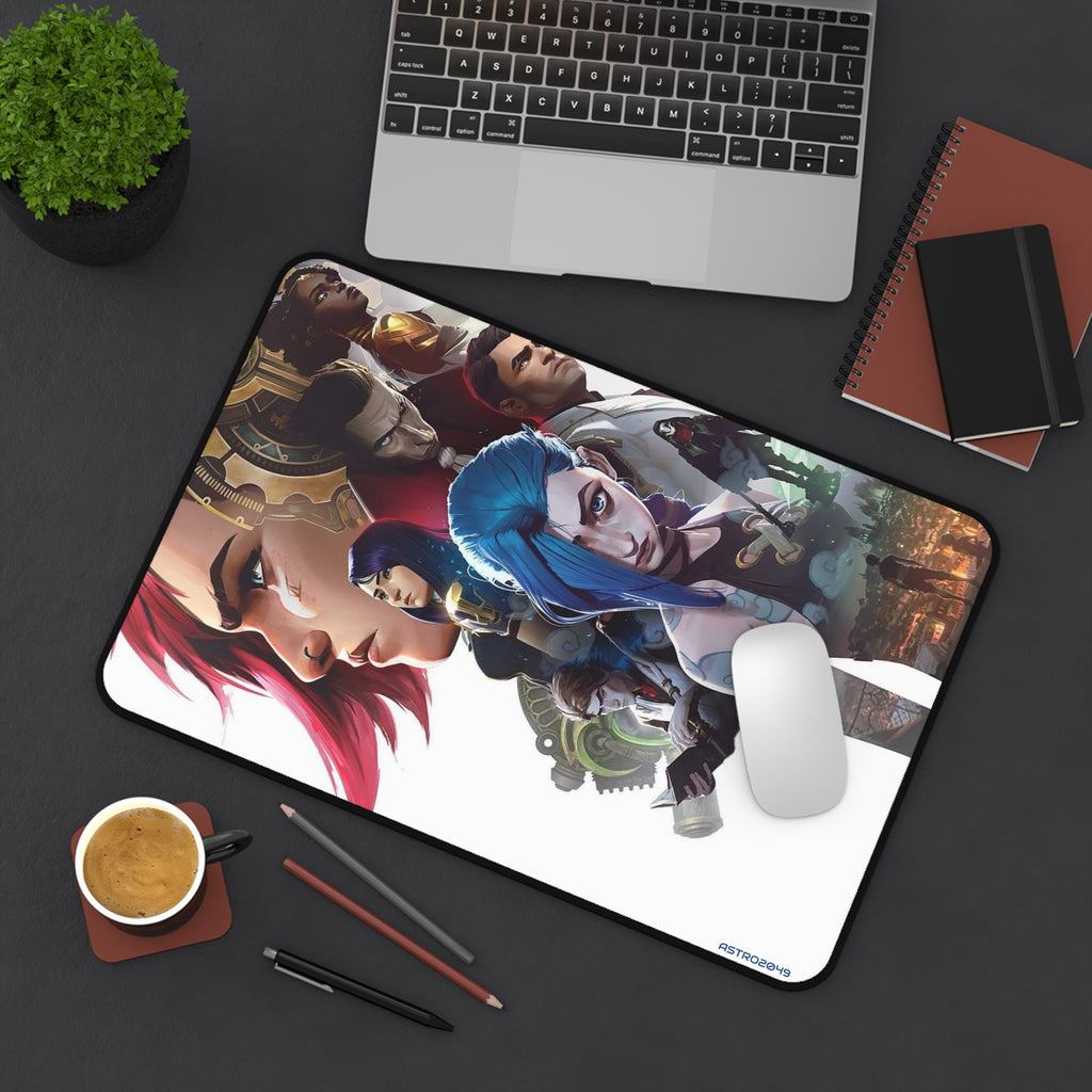 League of Legends - Arcane: JINX - Vibrant Gaming Desk Mat | Stylish Mouse Pad for Gamers | Desk Accessories | Video Game Decor, Gamer Gift