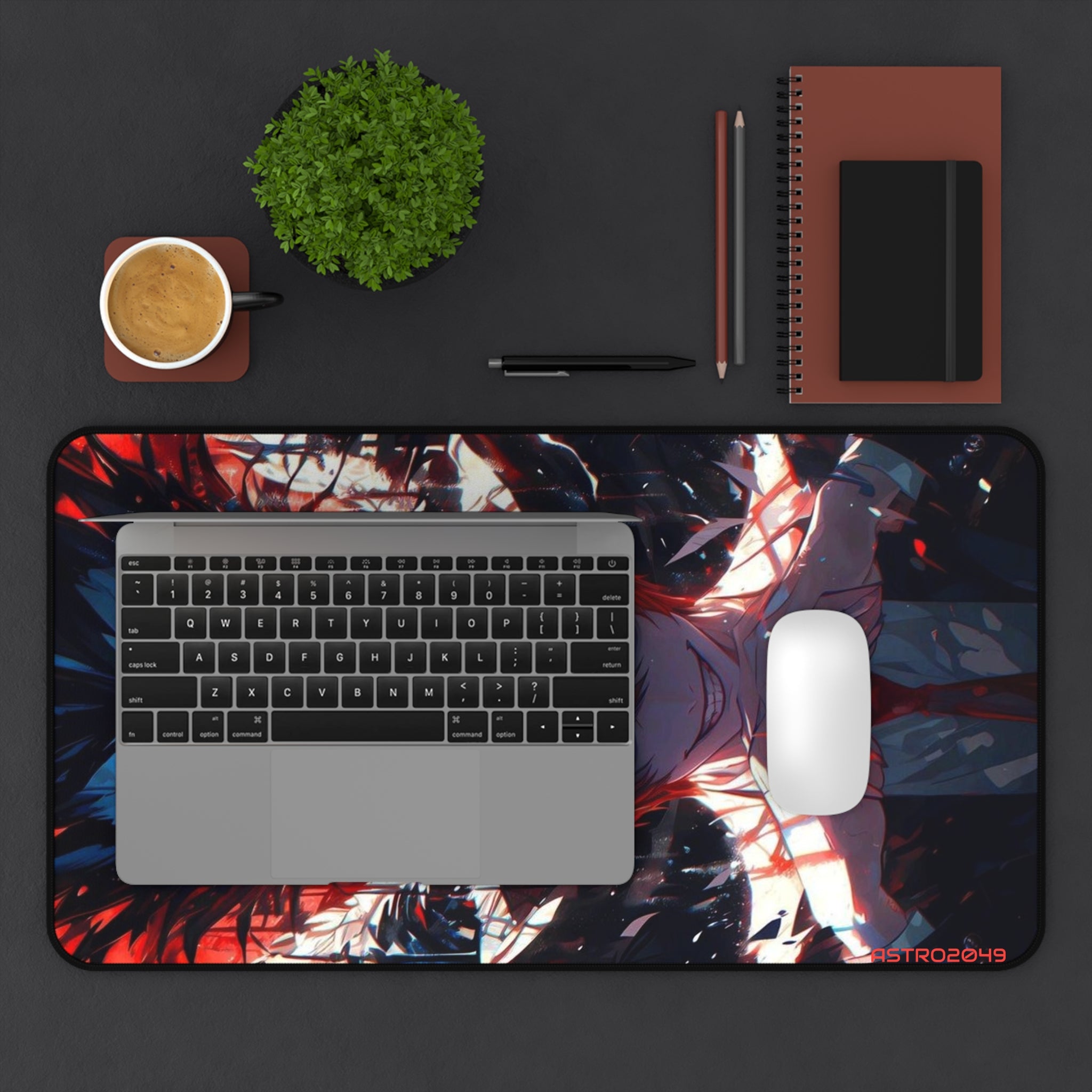DEATH NOTE - Light / Akira - RYUK - Anime-Themed Desk Mat - Perfect for Gaming Setup and Gift for Students and Anime Fans