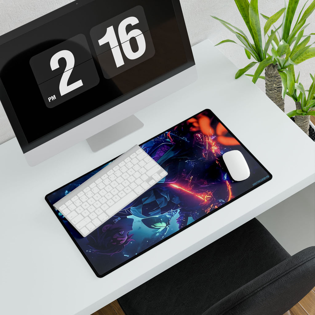 DEMON SLAYER - Kimetsu no yaiba - Vibrant Anime Desk Mat, Gaming Mouse Pad, Office Decor, Unique Gift, Fantasy Desk Accessory