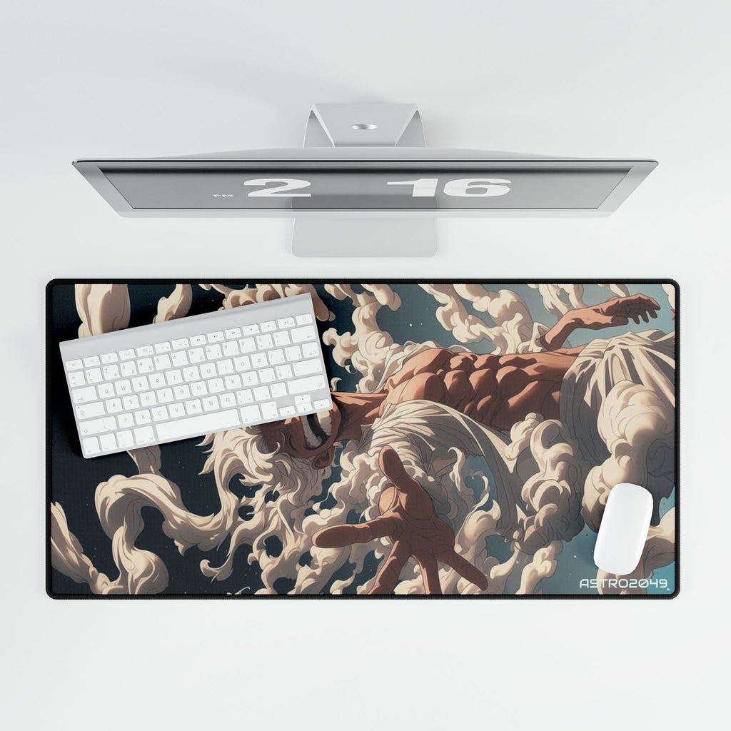 ONE PIECE - LUFFY - Artistic Desk Mat - Cloudy Dreamscape for Gaming, Office Use, Gift for Students, Aesthetic Home Decor, Custom Mouse Pad