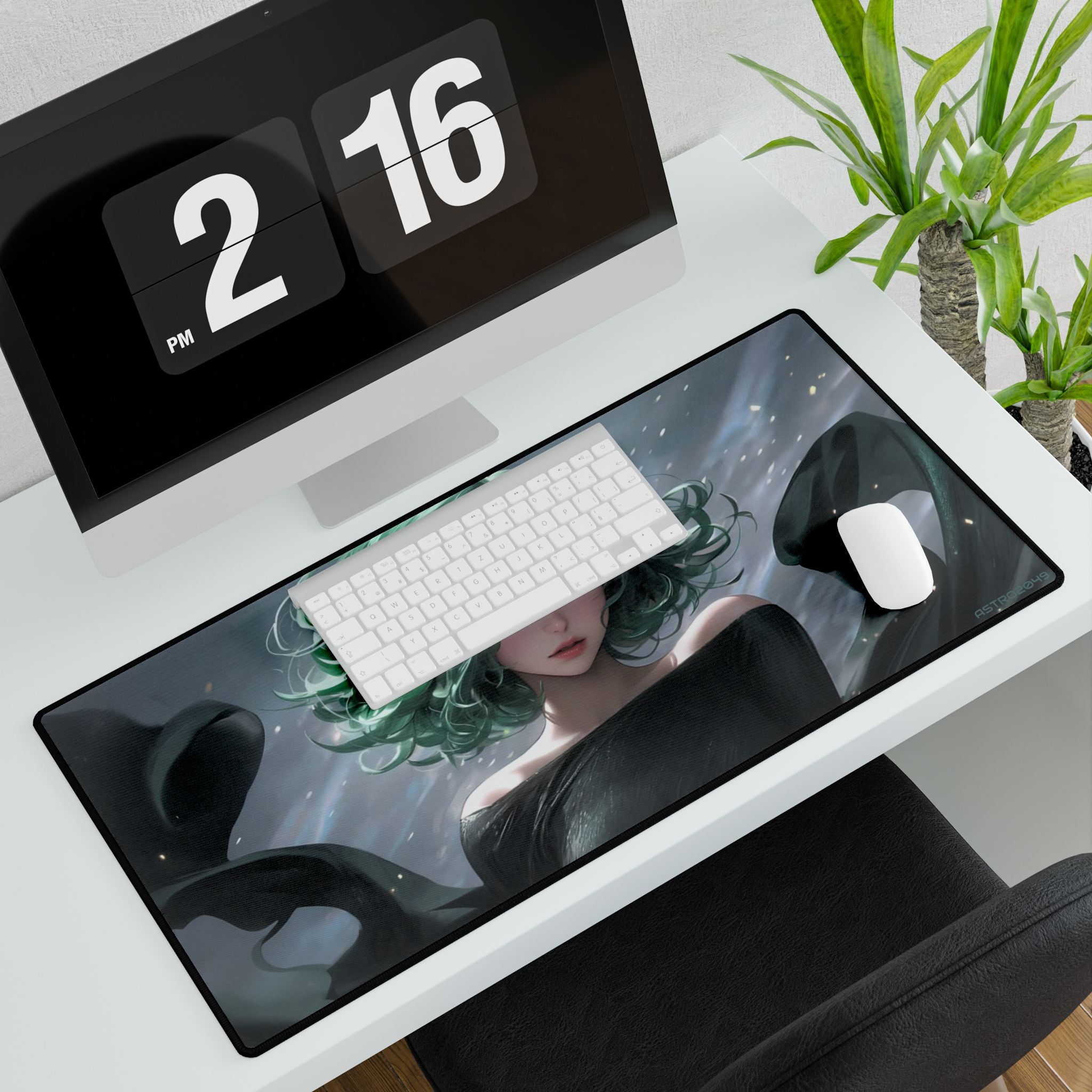 ONE-PUNCH MAN: Tatsumaki - Elegant Fantasy Desk Mat for Home Office, Gaming, Study, Unique Decor, Gift Idea