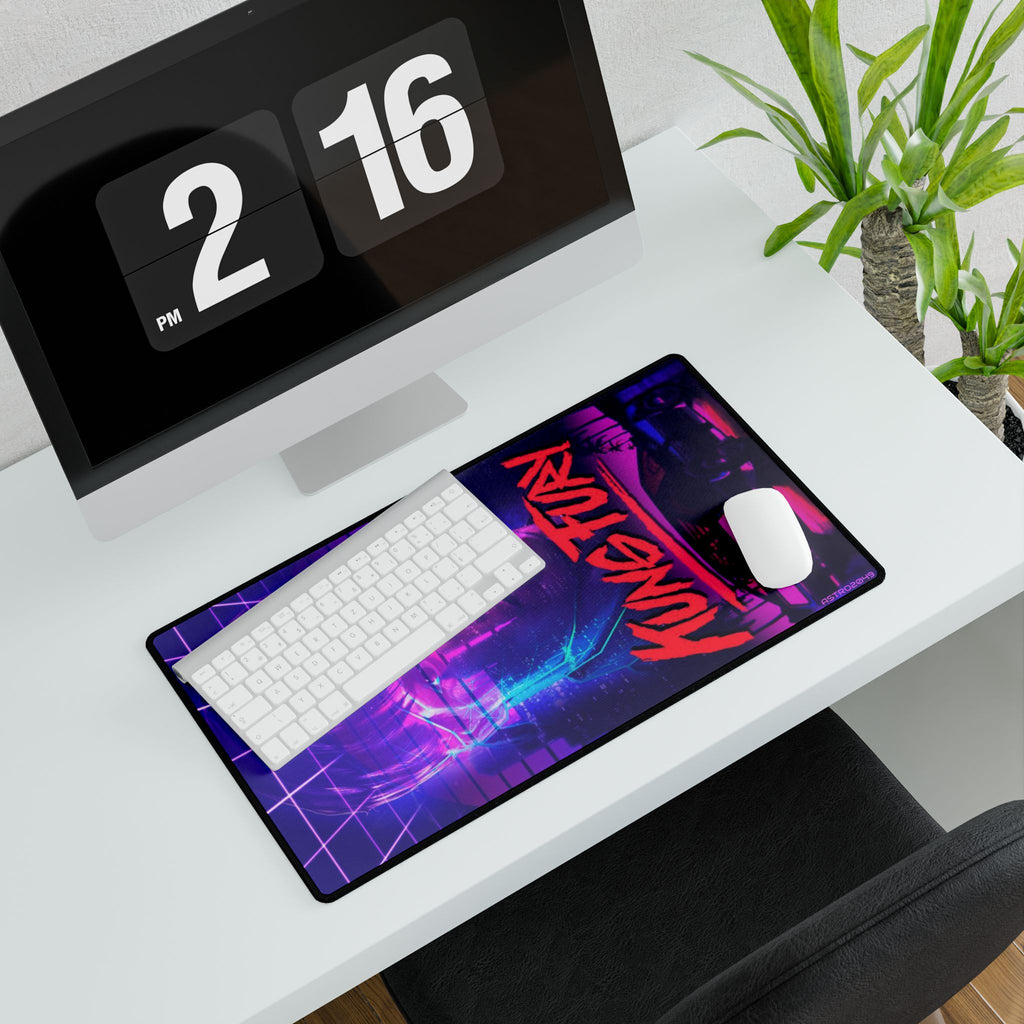 KUNG FURY - Retro Kung Fu Desk Mat - Gaming Desk Pad, Mouse Pad, Computer Mat, Office Decor, Unique Desk Accessories