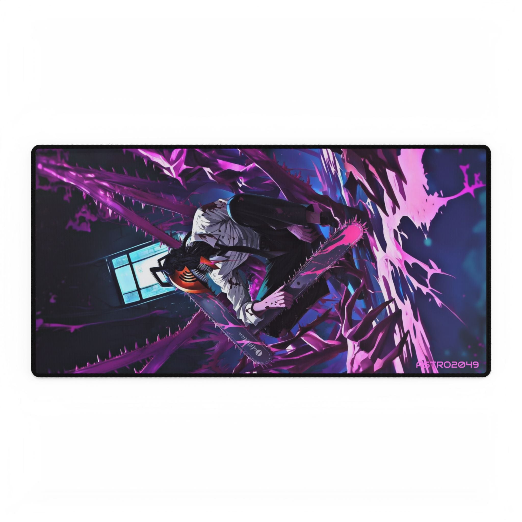 CHAINSAW MAN - Vibrant Anime Desk Mat | Custom Gaming Mouse Pad, Desk Accessory, Unique Gift for Students, Home Office Decor