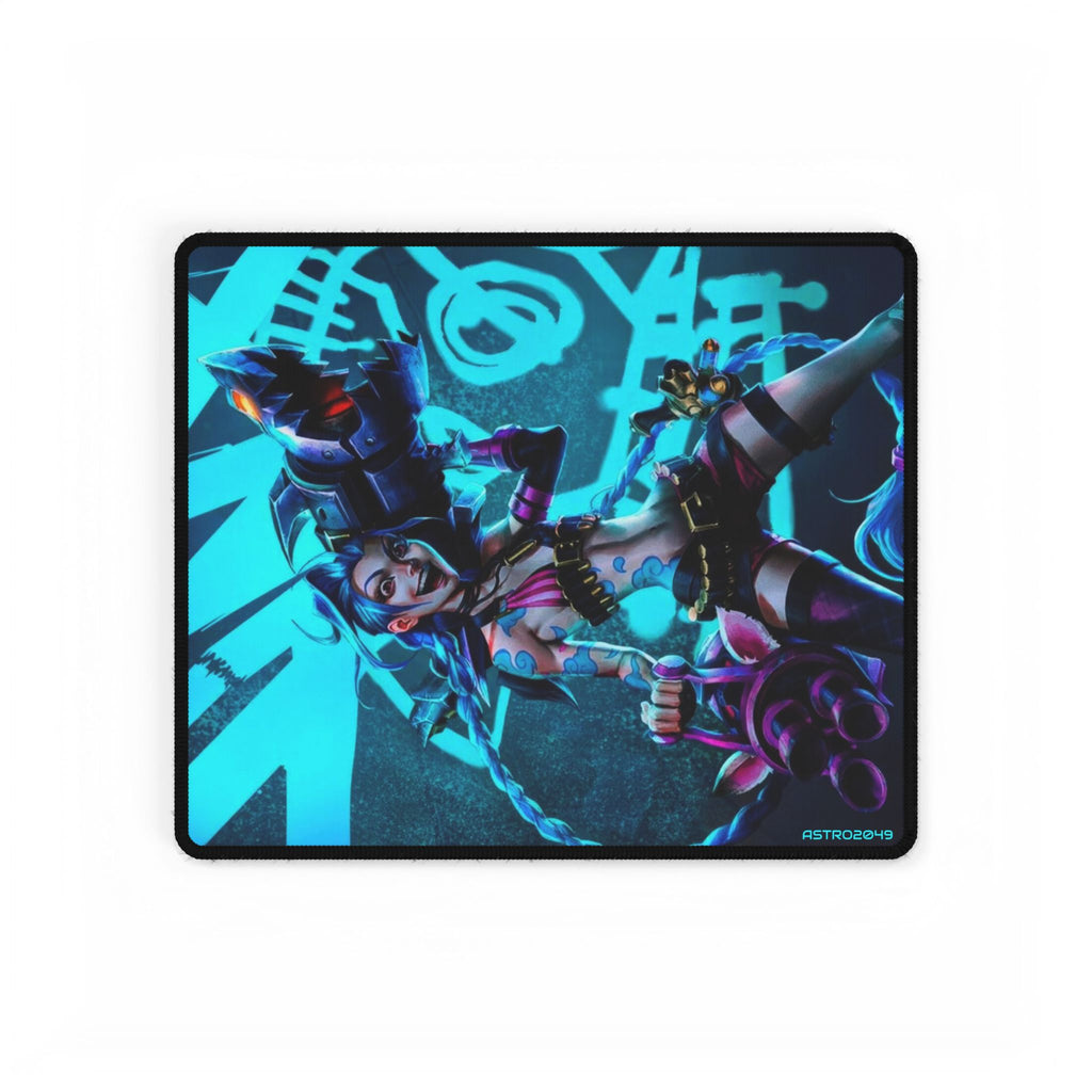 League of Legends - Arcane: JINX - Gaming Desk Mat, Custom Mouse Pad, Desk Accessories for Gamers, Large Mouse Pad, Office Decor