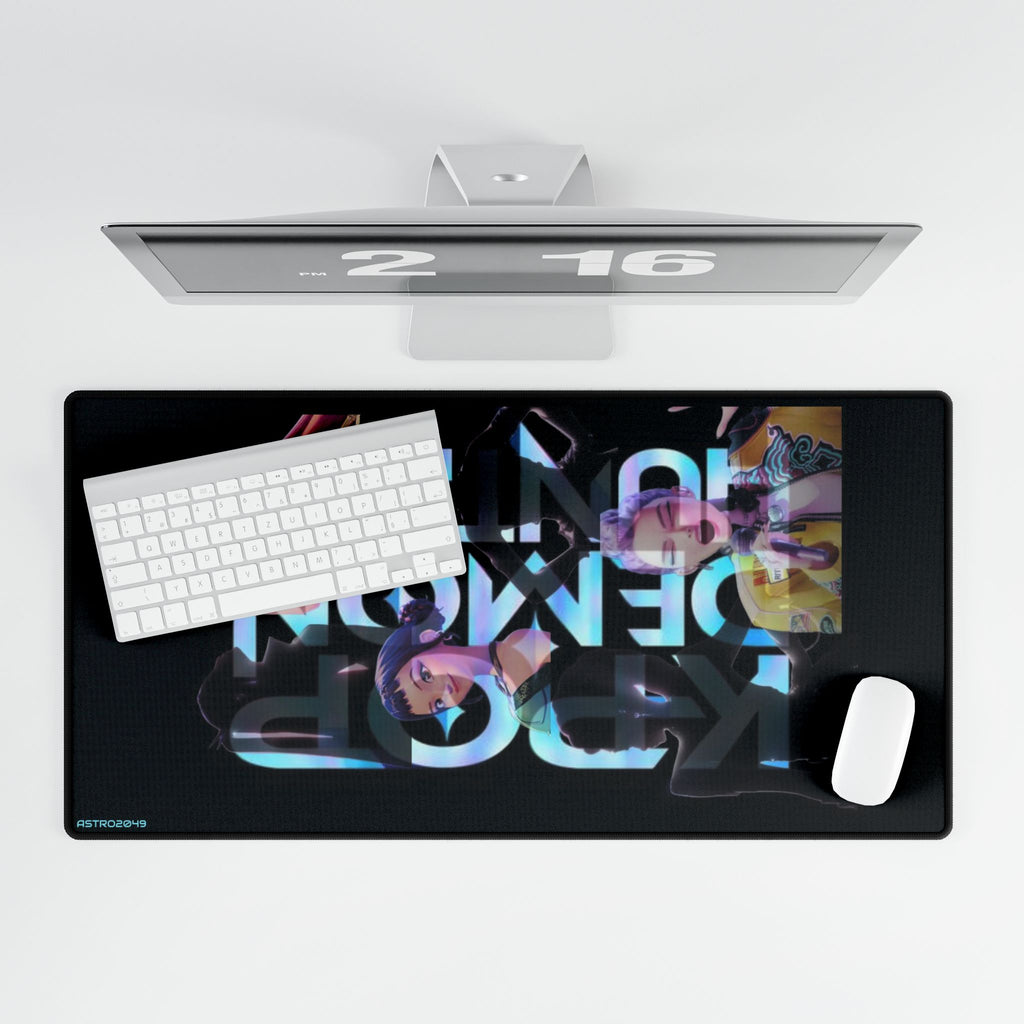 KPop Demon Hunters - HUNTRIX -  Stylish Gaming Desk Mat, Desk Pad for Gamers, Mouse Pad for Work or Play, Custom Design, Computer Desk