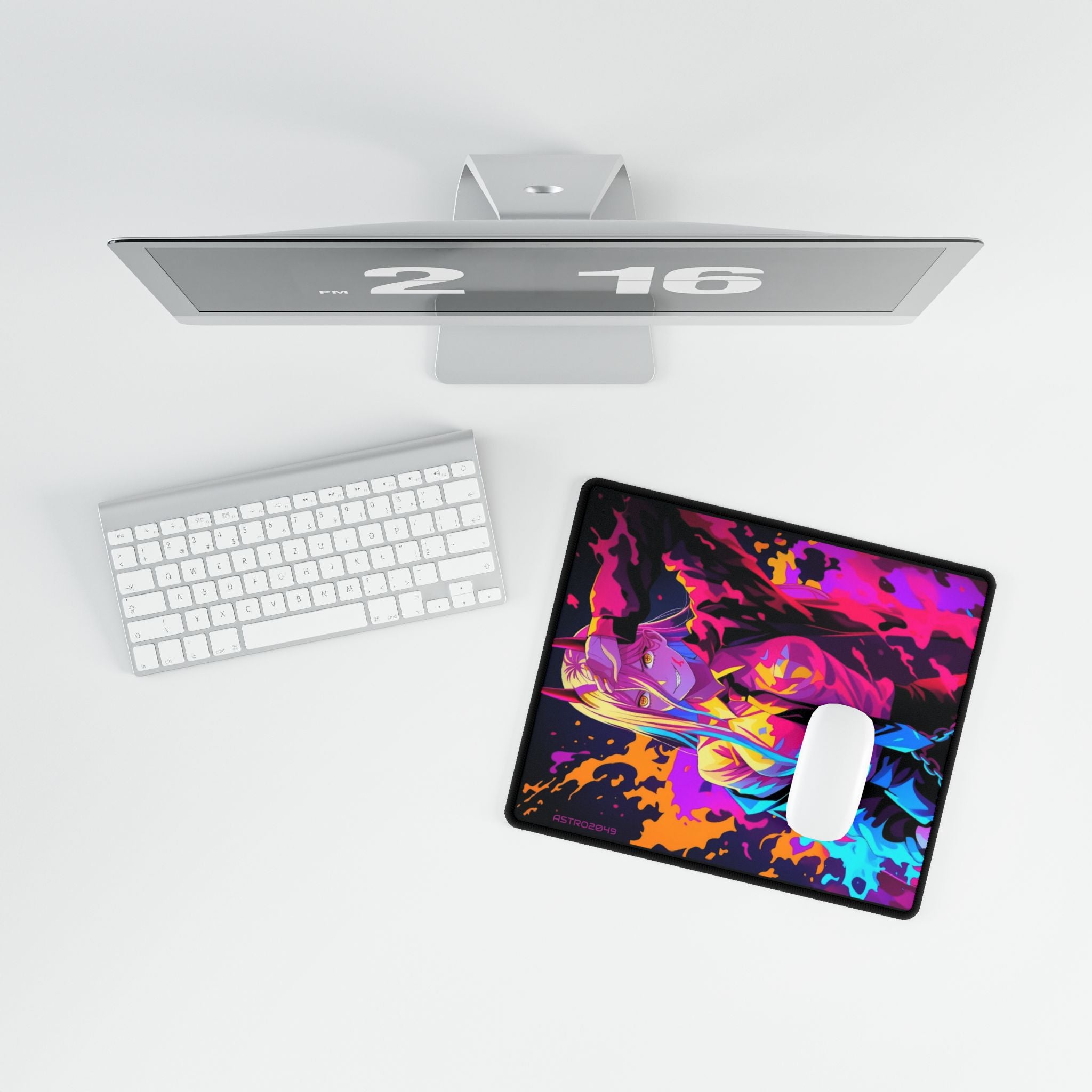 CHAINSAW MAN - Vibrant Anime-Inspired Desk Mat, Gaming Desk Pad, Colorful Workspace Accessory, Perfect for Gift, Stylish Office Decor