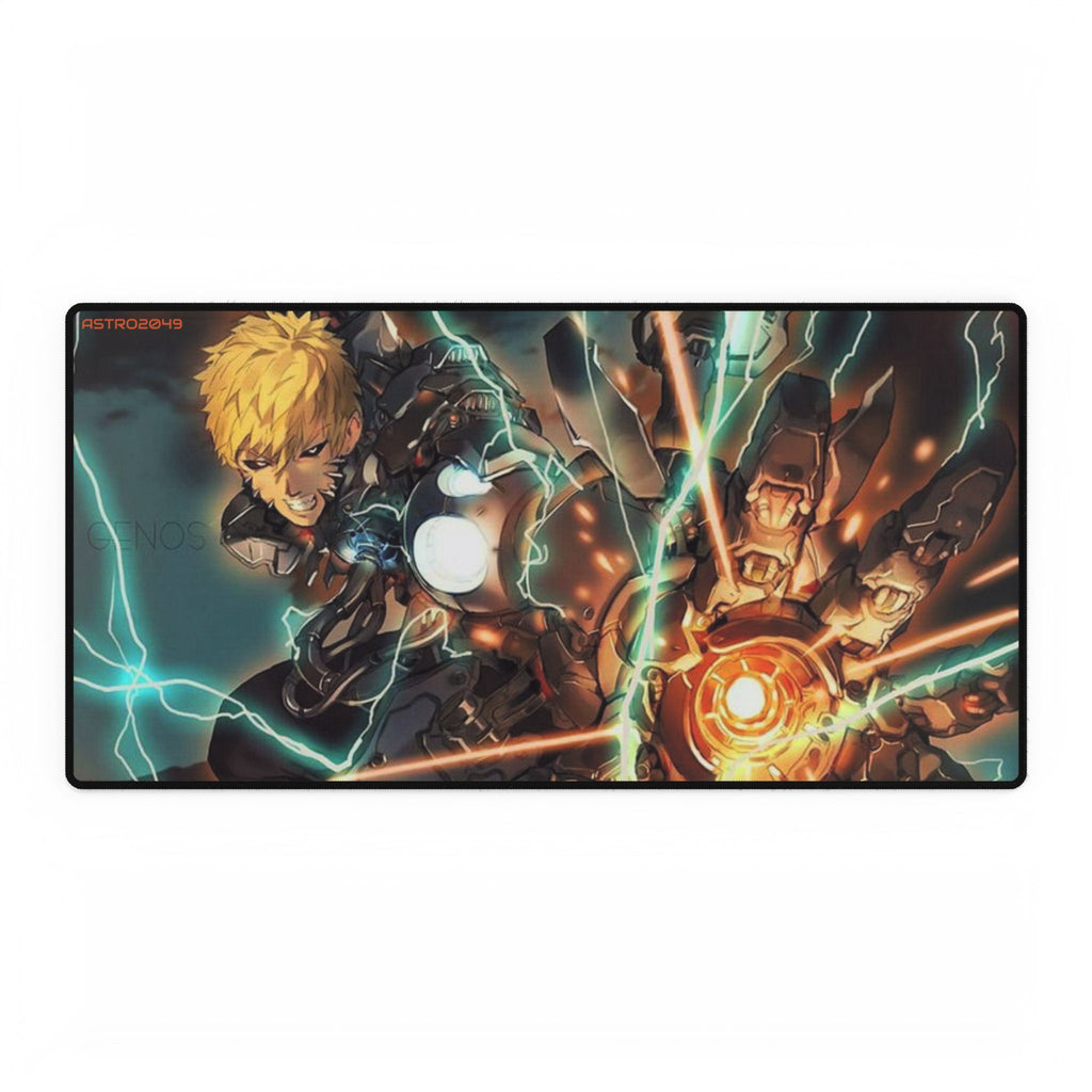ONE-PUNCH MAN: Genos -  Dynamic Gaming Desk Mat - Anime Inspired, Computer Gaming Accessory, Home Office Decor, Mouse Pad, Cosplay Gift