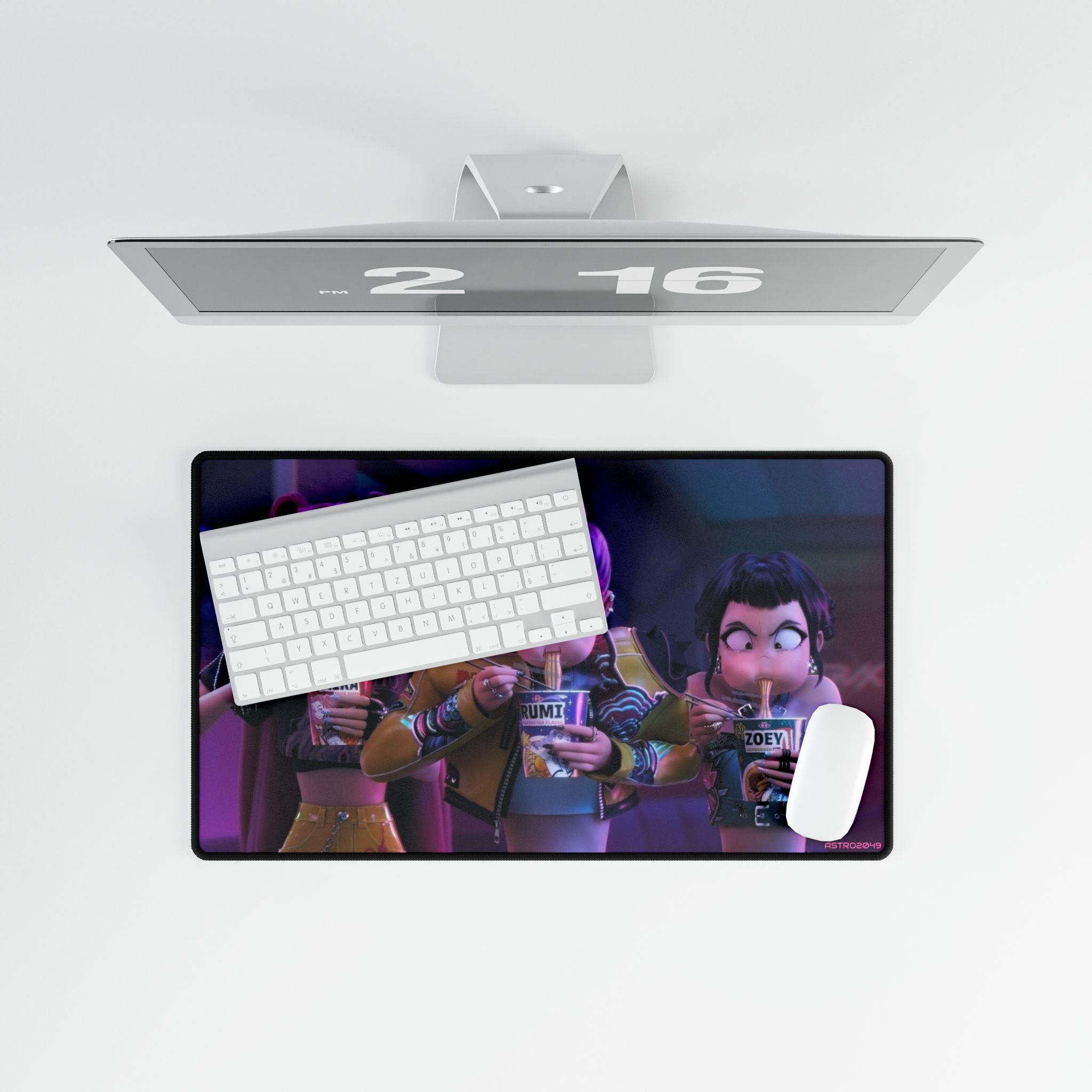 KPop Demon Hunters - HUNTRIX - Desk Mats with Fun Designs for Gaming or Office Use, Cute Mouse Pads, Personalized Desk Decor