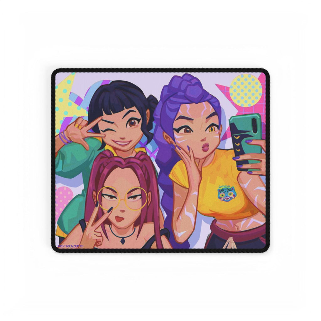 KPop Demon Hunters - HUNTRIX - Vibrant Desk Mats with Playful Girl Designs, Gaming Accessory, Home Office Decor, Gift for Students