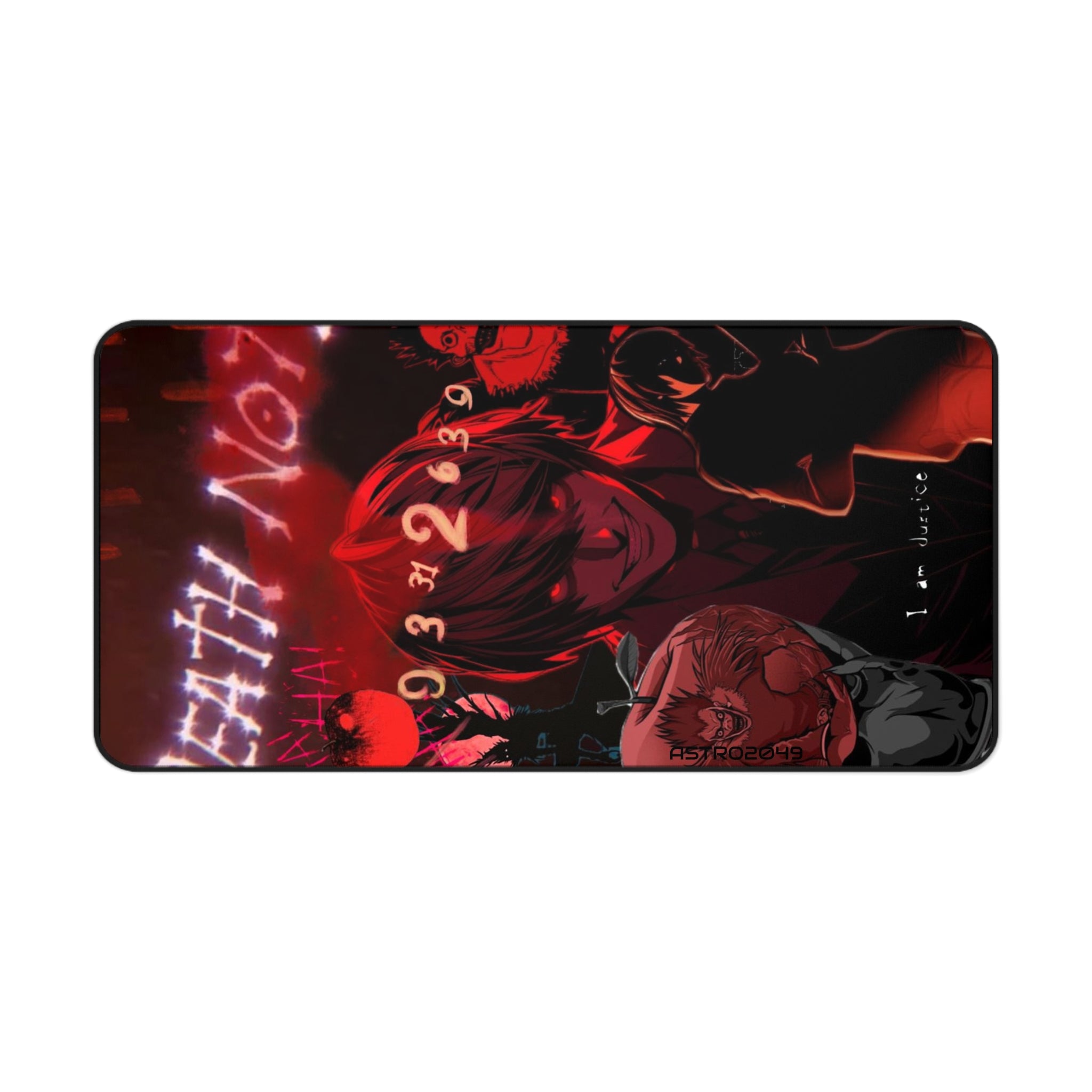 DEATH NOTE - Light / Akira - Desk Mat, Gamer Desk Accessory, Office Decor, Unique Gift for Anime Fans, Gaming Setup Essentials