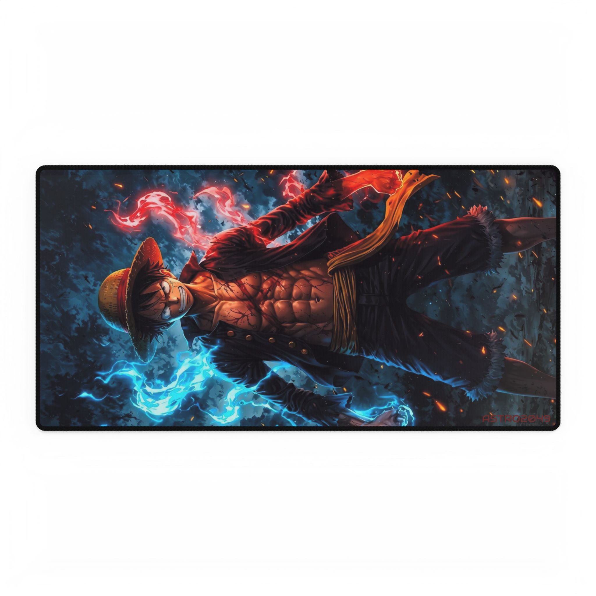 ONE PIECE - LUFFY - Anime-Inspired Desk Mat: Vibrant Gamer Mouse Pad, Office Decor, Gift for Students, Computer Accessories