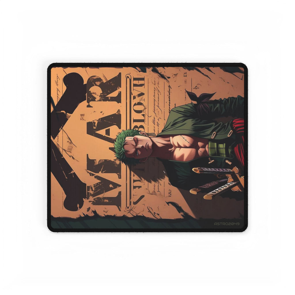 ONE PIECE - ZORO - Cool Pirate Desk Mats for Gamers, Office Decor, Geek Gift, Desk Accessories, Gaming Mouse Pad