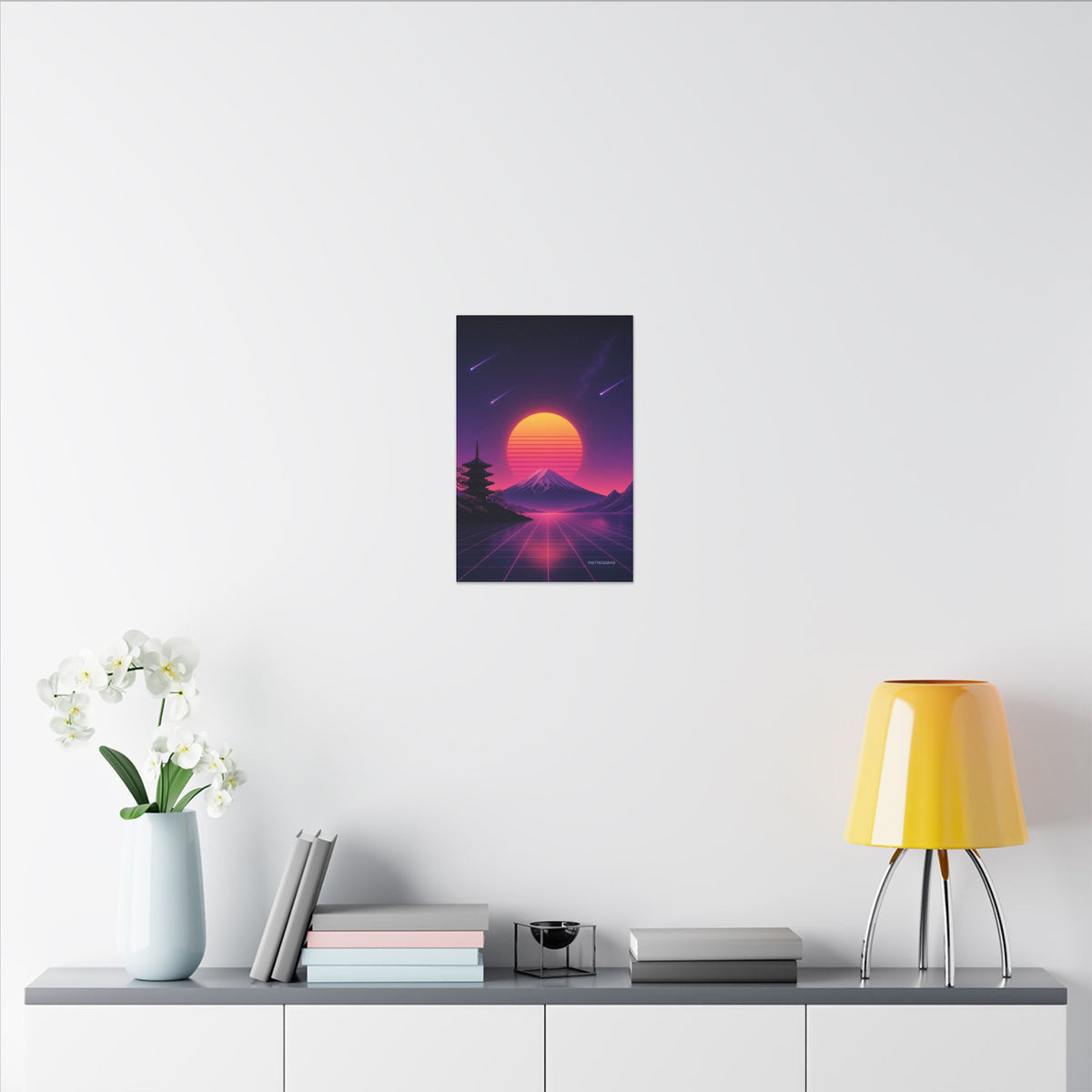 Sunset Pagoda Grid canvas print by ASTRO2049, view 8 of 8
