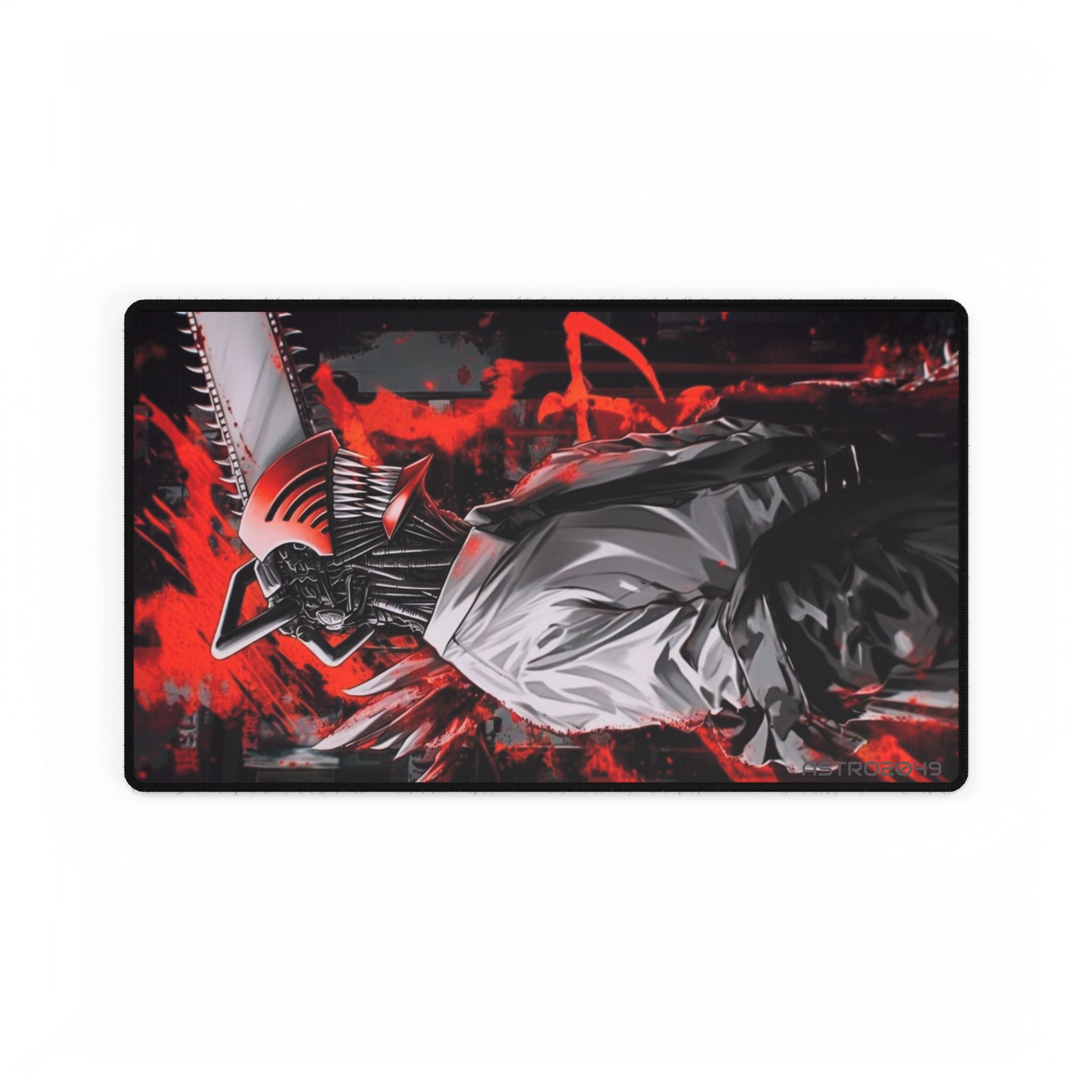 CHAINSAW MAN - Vibrant Gaming Desk Mat featuring Edgy Design, Perfect for Gamers and Home Office, Ideal Gift for Birthdays and Holidays