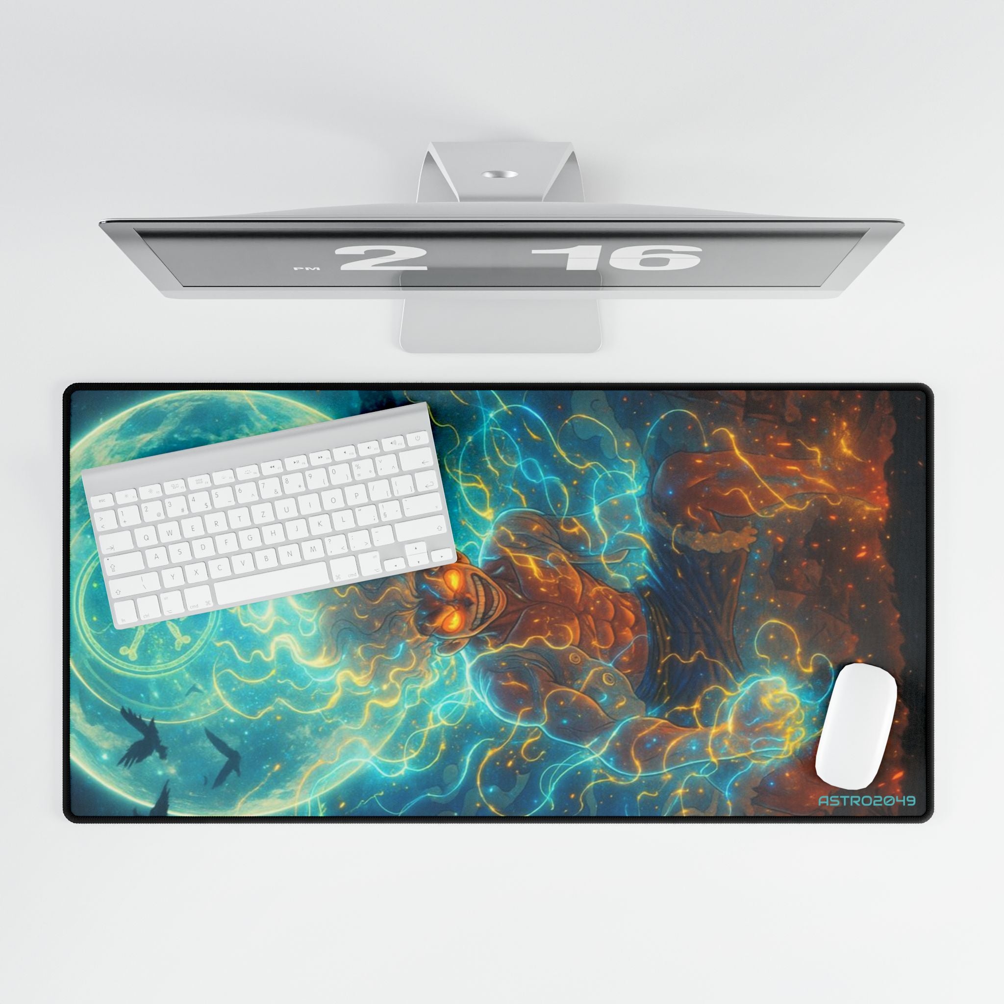 ONE PIECE - LUFFY - Cosmic Spirit Desk Mat - Gamer's Mouse Pad, Office Decor, Study Accessory, Unique Gift for All Occasions, Fantasy Art