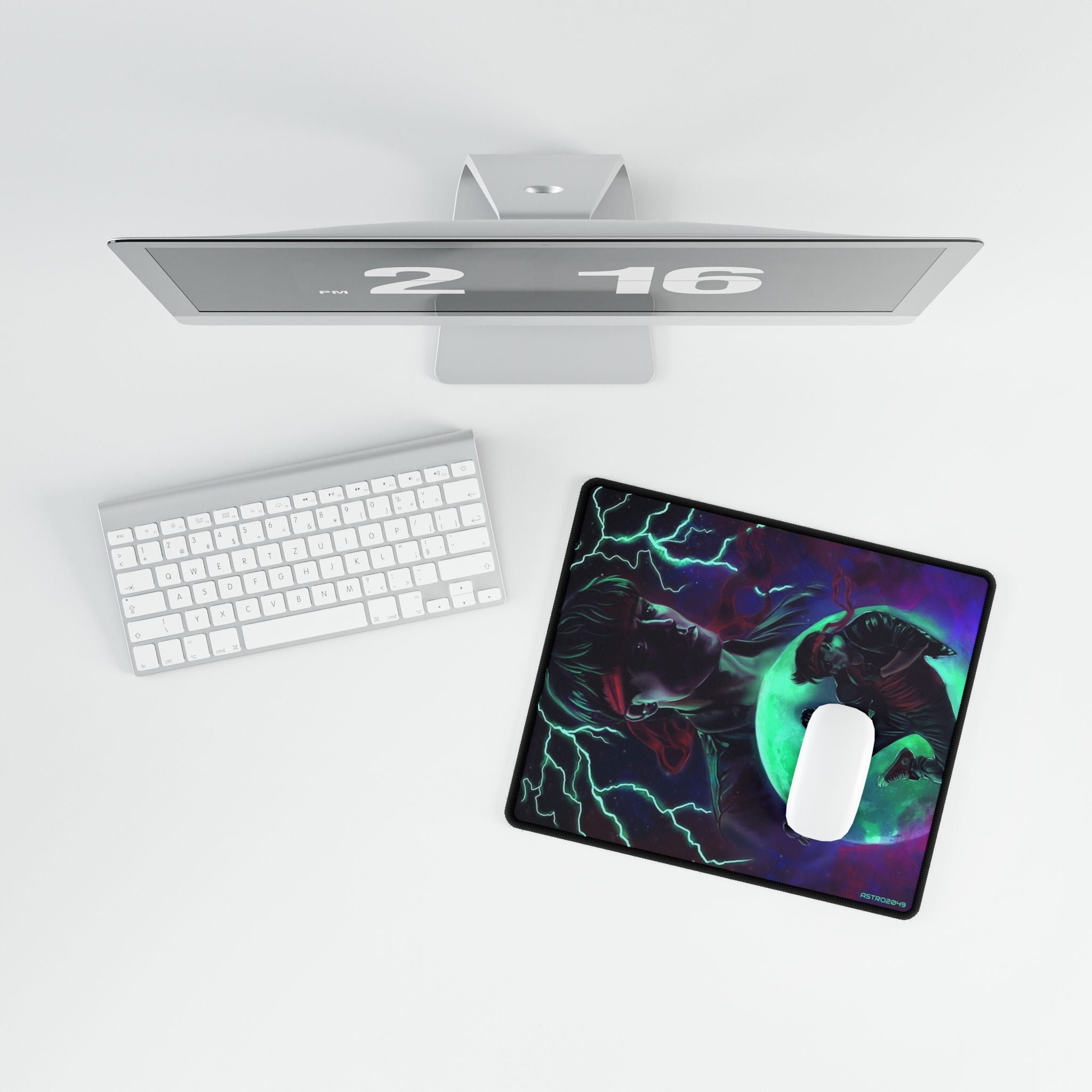 KUNG FURY -  Fighter Desk Mat, Gaming Mat, Office Decor, Gamer Gift, Geeky Desk Accessories, Computer Accessories
