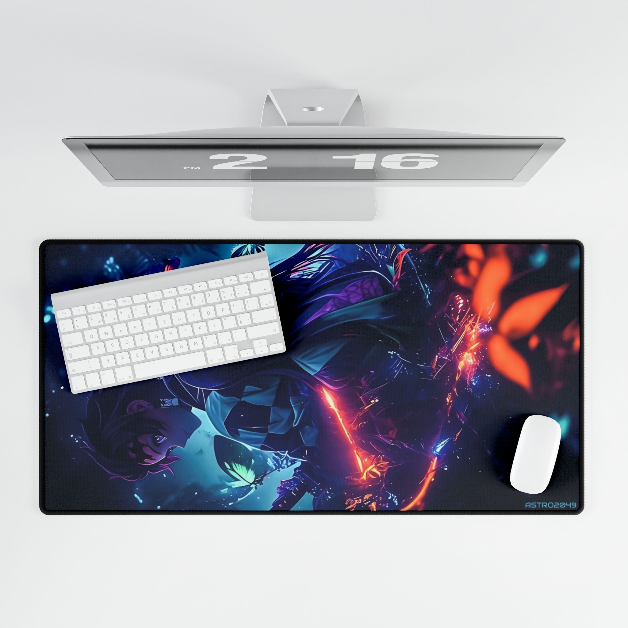 DEMON SLAYER - Kimetsu no yaiba - Vibrant Anime Desk Mat, Gaming Mouse Pad, Office Decor, Unique Gift, Fantasy Desk Accessory
