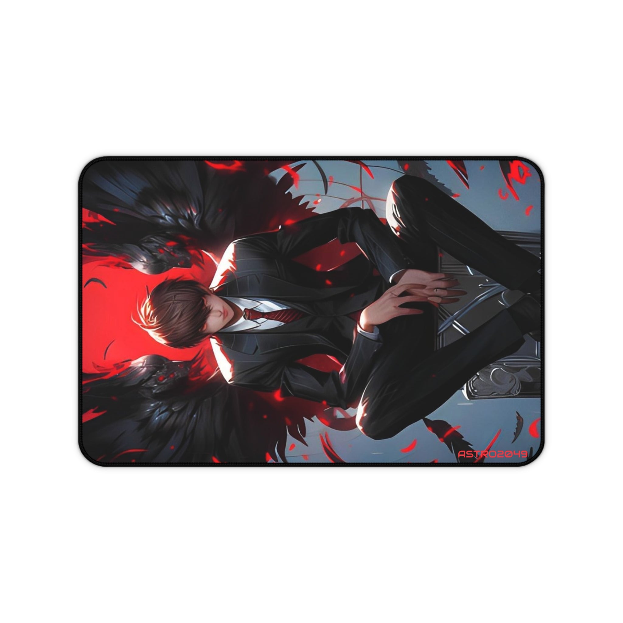 DEATH NOTE - Light / Akira - Stylish Desk Mat with Edgy Design for Gamers, Computer Accessories, Gift for Him, Unique Desk Accessories
