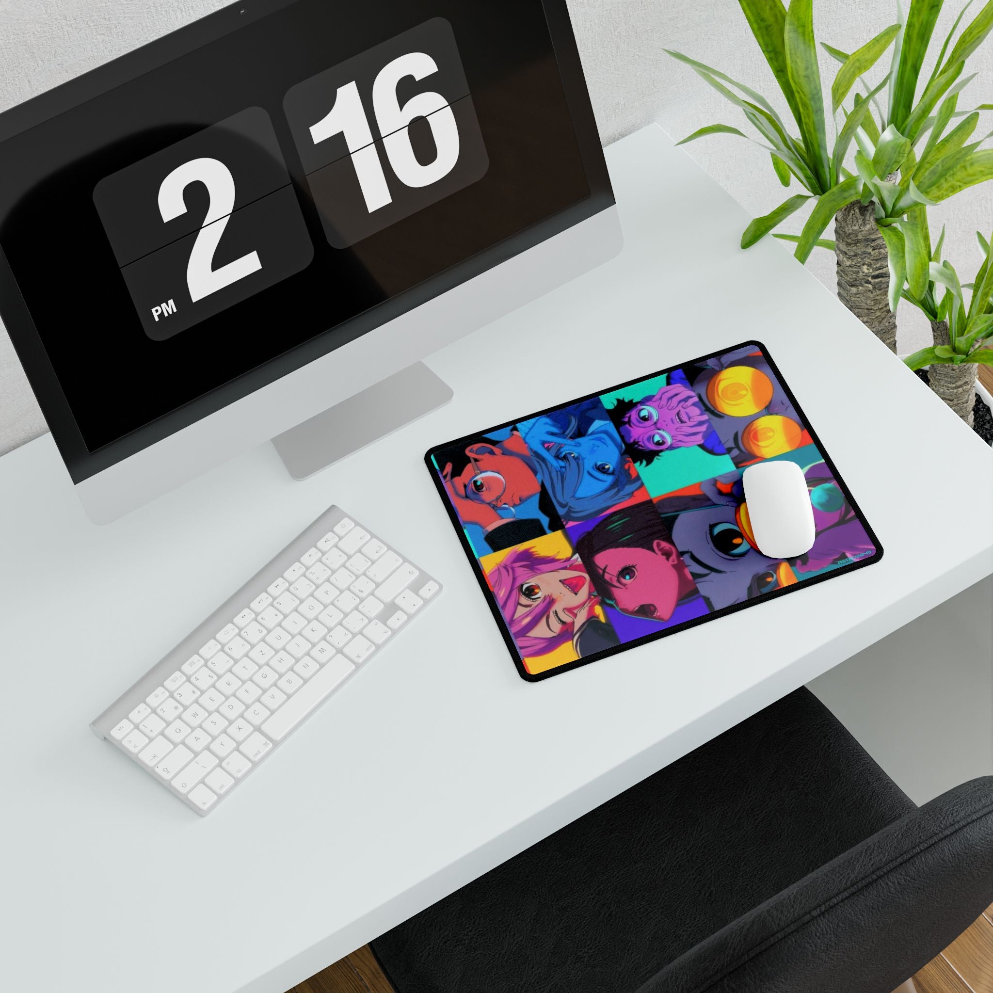 DANDADAN: Momo / Okarun - Vibrant Anime Desk Mats for Gamers, Home Office, Study, Gift, Non-Slip Mat