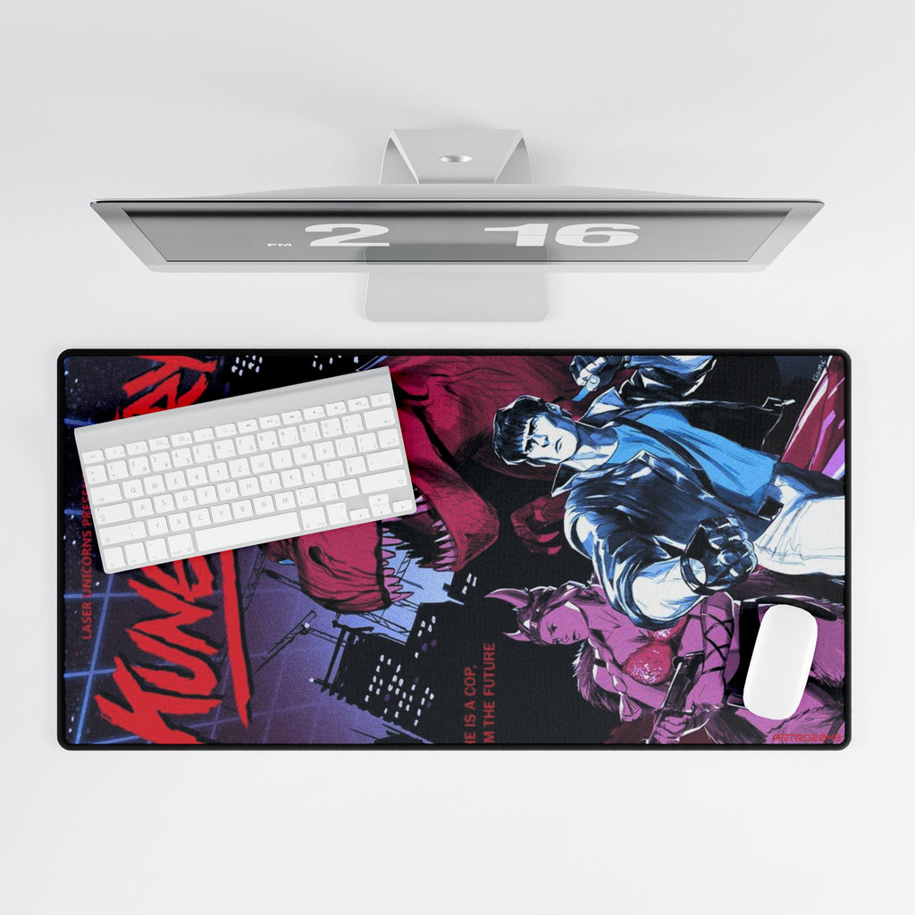 KUNG FURY - Desk Mat - Retro Gaming Desk Pad, Computer Mouse Pad, Home Office Decor, Gaming Gear, Unique Gift Idea