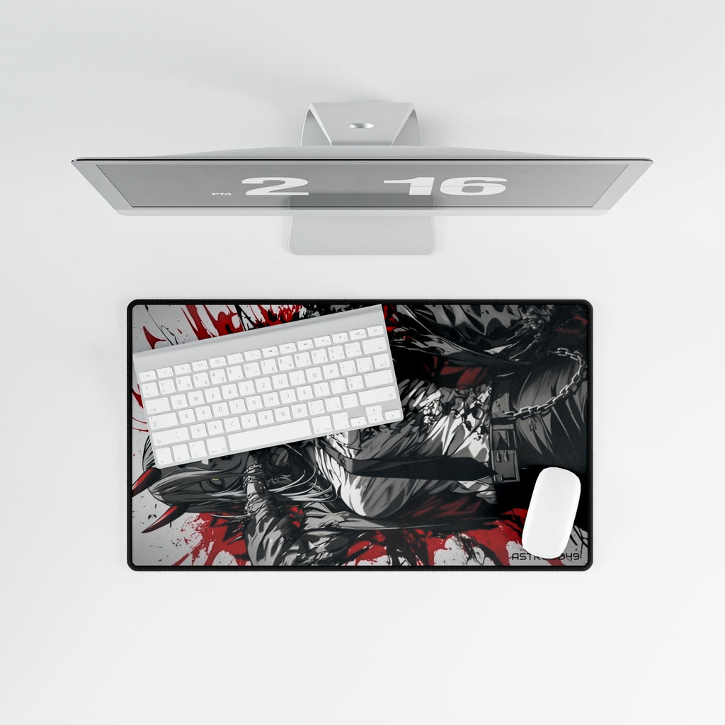 CHAINSAW MAN - Stylish Desk Mats for Gamers, Gaming Setup, Office Decor, Unique Mouse Pad, Anime Desk Accessories, Chic Workstation