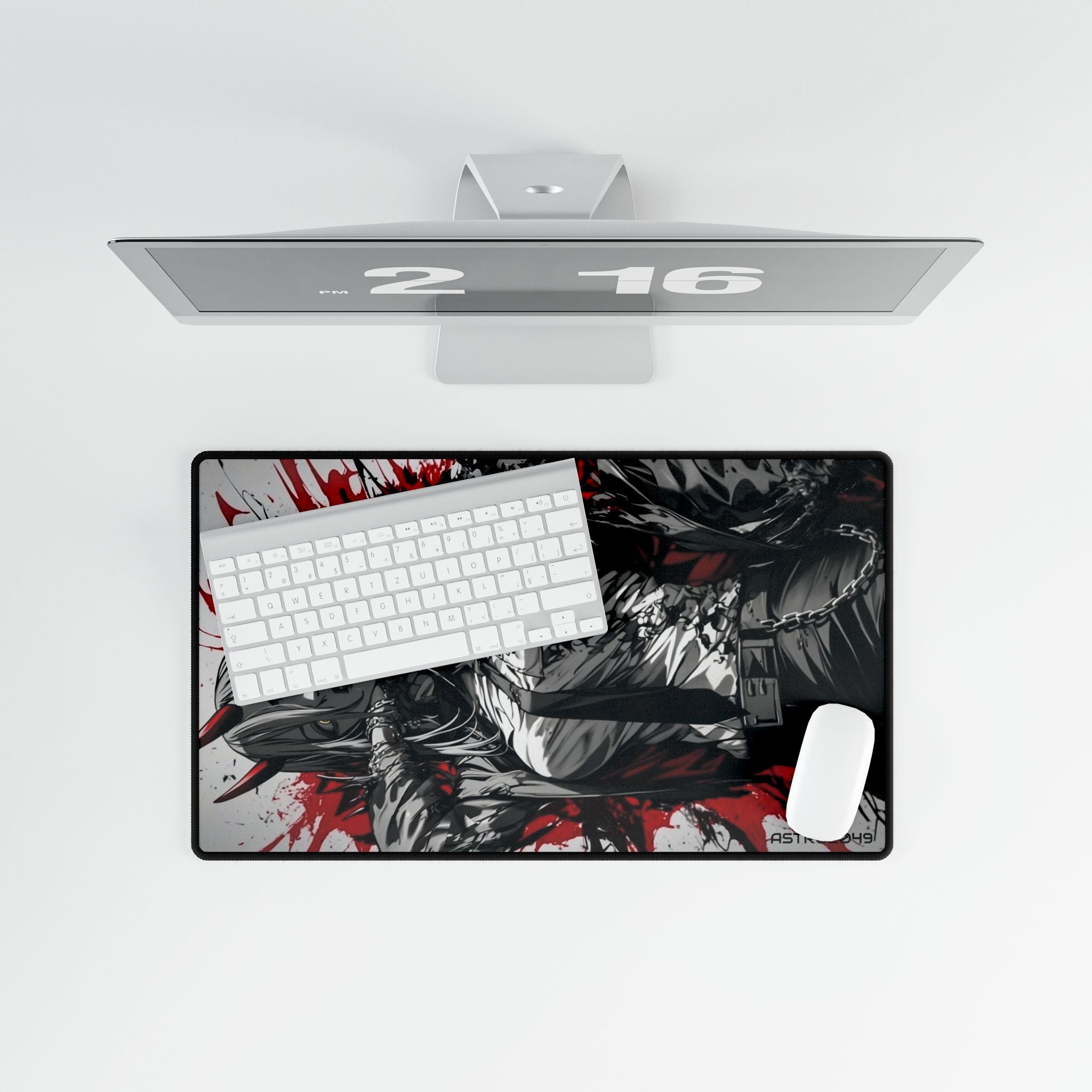 CHAINSAW MAN - Stylish Desk Mats for Gamers, Gaming Setup, Office Decor, Unique Mouse Pad, Anime Desk Accessories, Chic Workstation