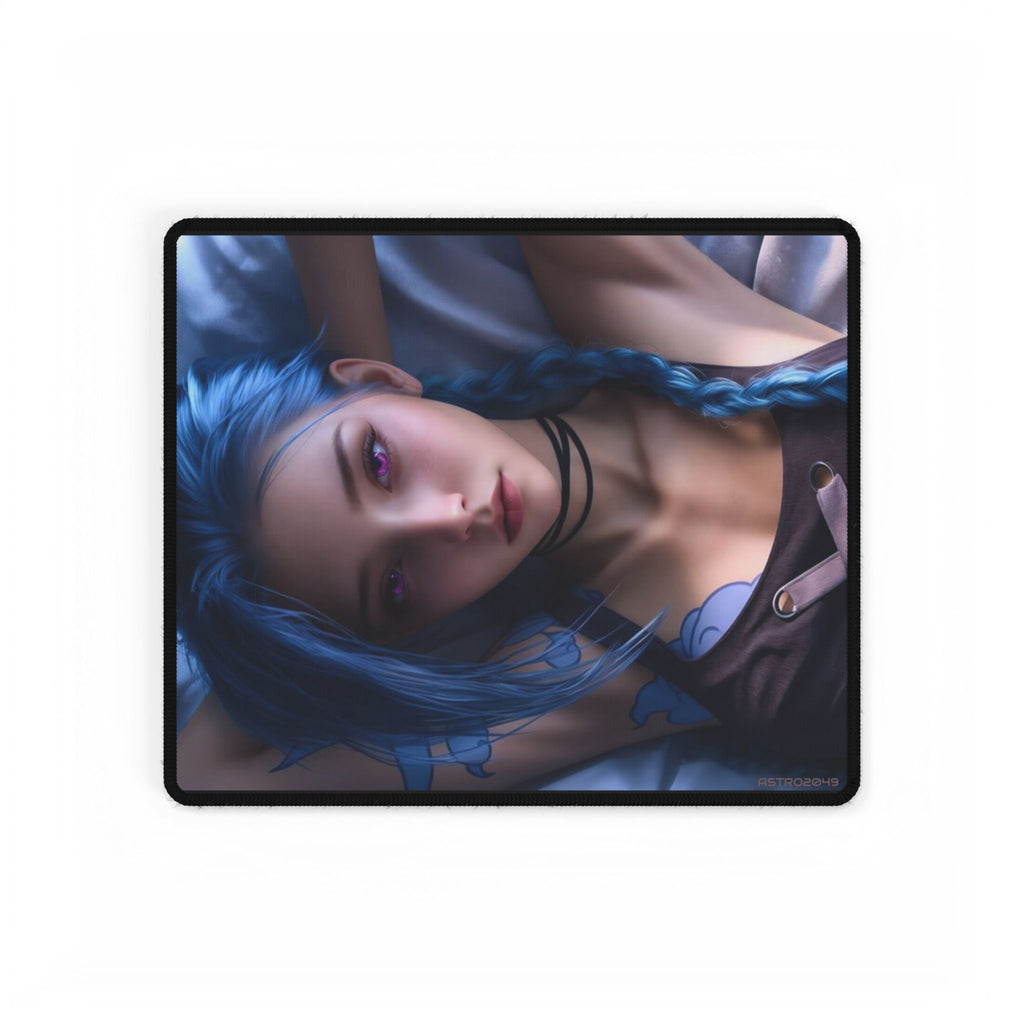 League of Legends - Arcane: JINX - Artistic Desk Mats for Gamers, Decorative Mouse Pads, Gaming Accessories, Unique Home Office Décor,