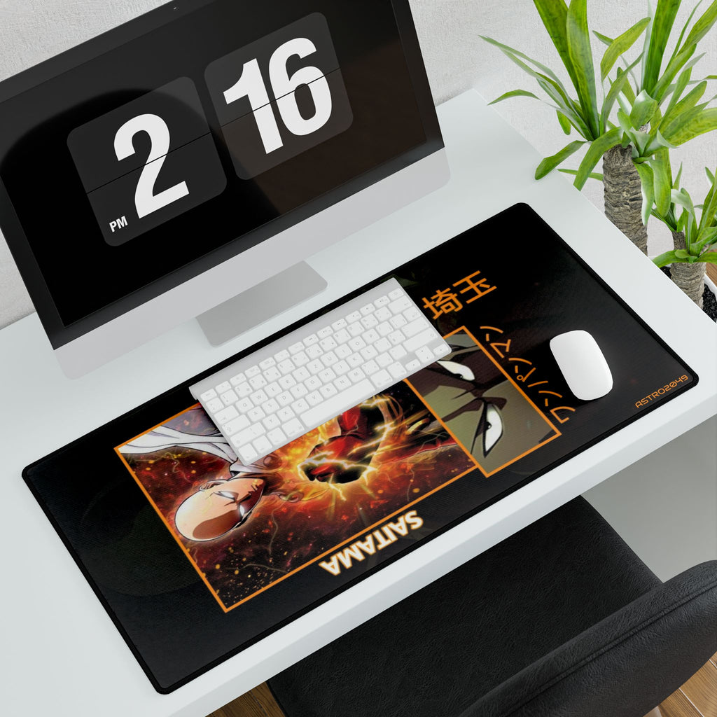 ONE-PUNCH MAN: Saitama - Gaming Desk Mat with Epic Design, Mouse Pad for Gamers, Cool Desk Accessories, Office Supplies, Mousepad