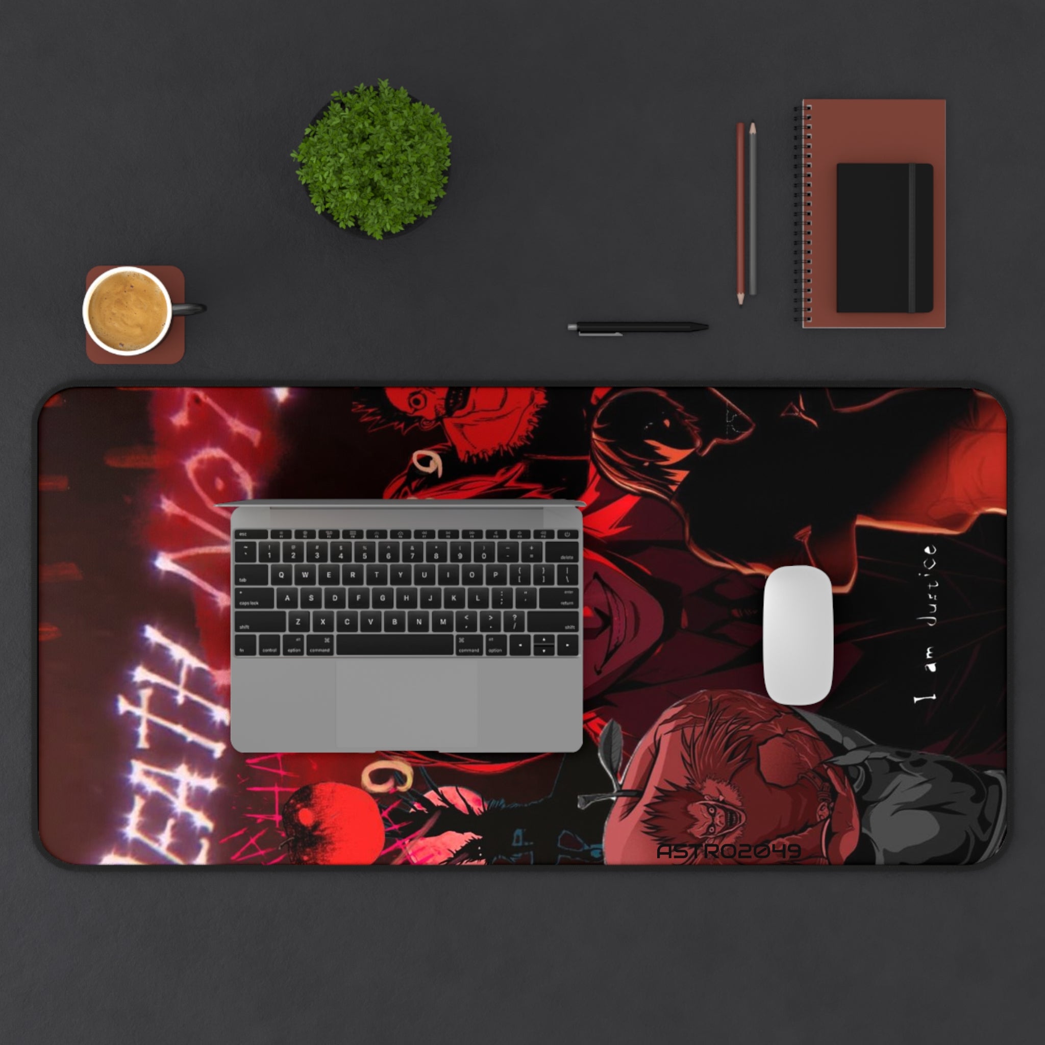DEATH NOTE - Light / Akira - Desk Mat, Gamer Desk Accessory, Office Decor, Unique Gift for Anime Fans, Gaming Setup Essentials