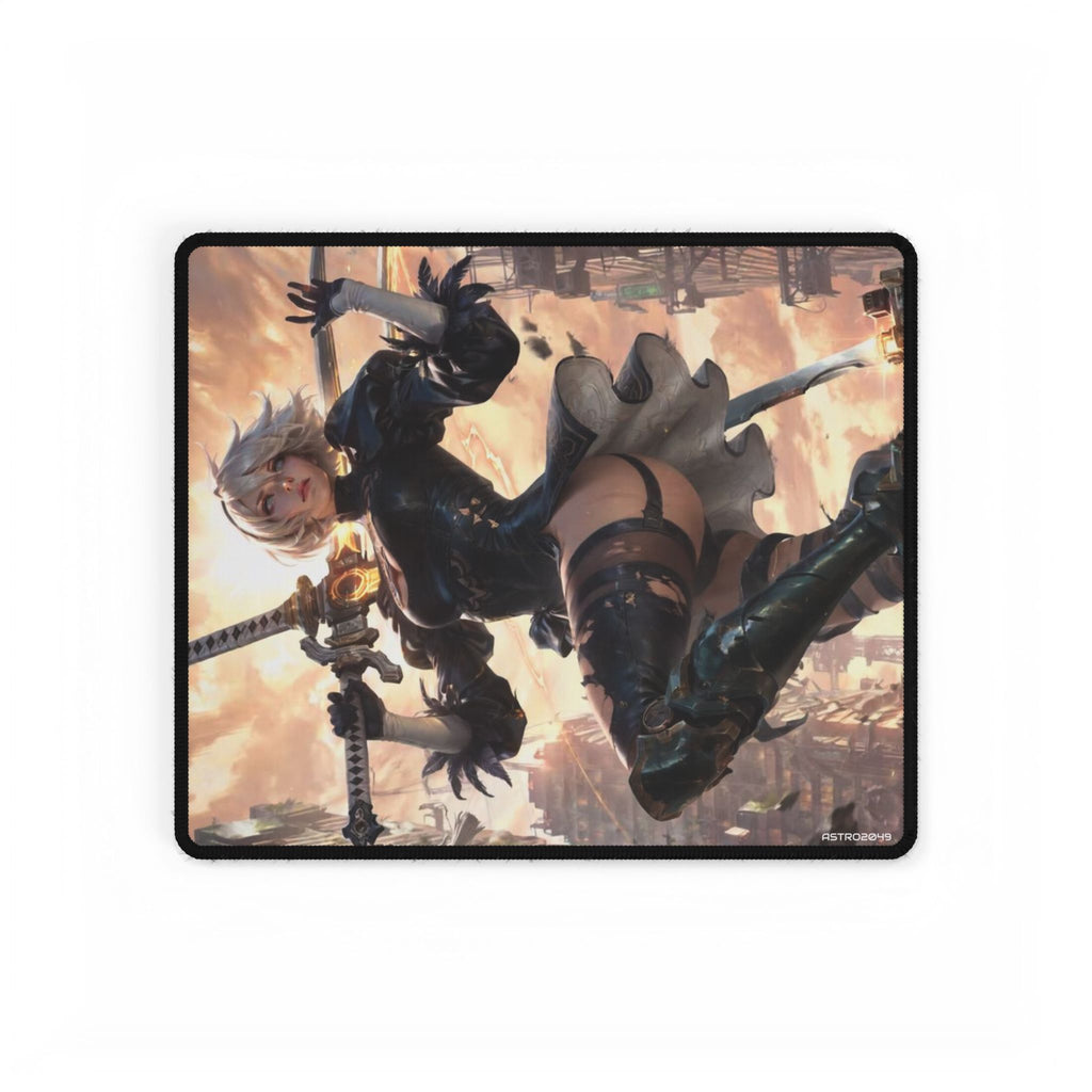 Nier: Automata - 2B - Anime-Inspired Desk Mat for Gaming and Office, Large Mouse Pad, Creative Workspace Decor, Nerdy Gift for Gamers