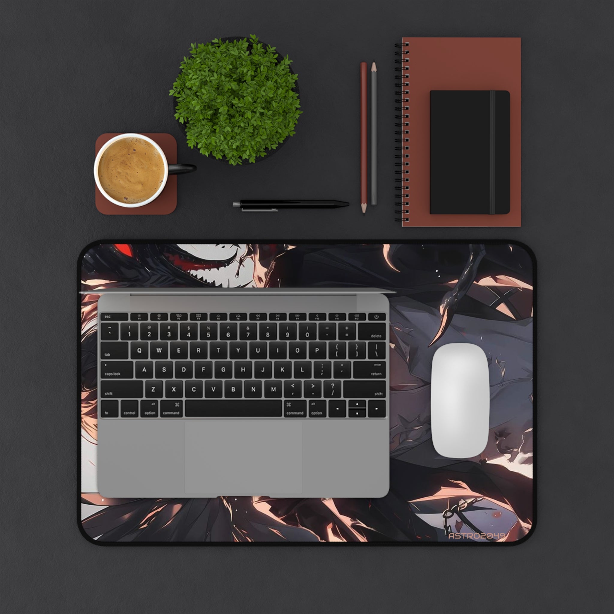 DEATH NOTE - Light / Akira - Dark Anime Desk Mat, Gamer Mouse Pad, Office Decor, Gift for Anime Fans, Kawaii Desk Accessories