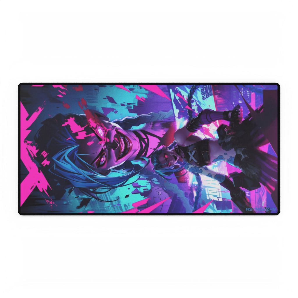 League of Legends - Arcane: JINX - Vibrant Gaming Desk Mat - Perfect for Gamers, Home Office, or Study Space | Custom Style Designs