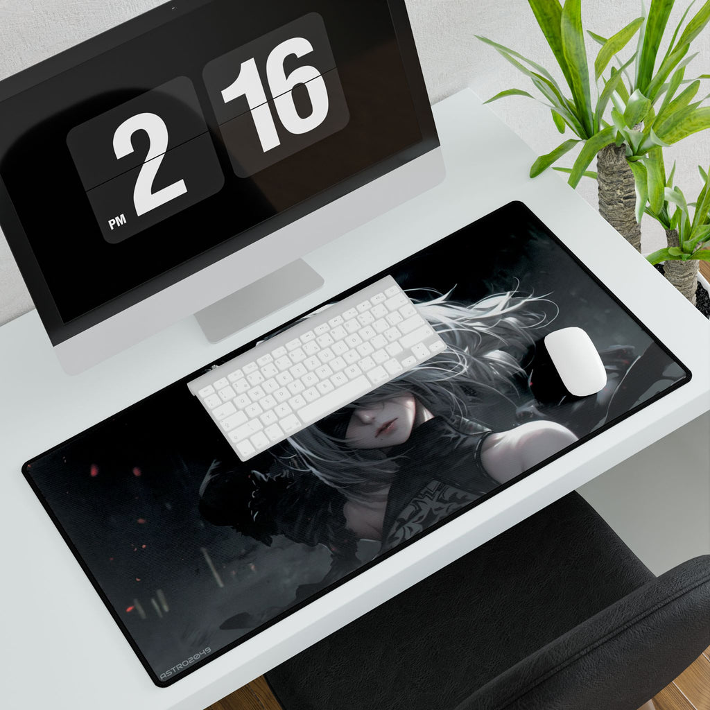 Nier: Automata - 2B - Elegant Gaming Desk Mat with Anime Design, Perfect for Office, Home, Gamer Gift, Desk Accessories, Stylish Mouse Pad
