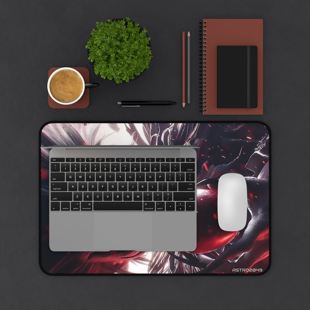 DEATH NOTE - RYUK - Artistic Gaming Desk Mat - Gamer Accessories, Office Decor, Mouse Pad, Fantasy Art, Desk Protector