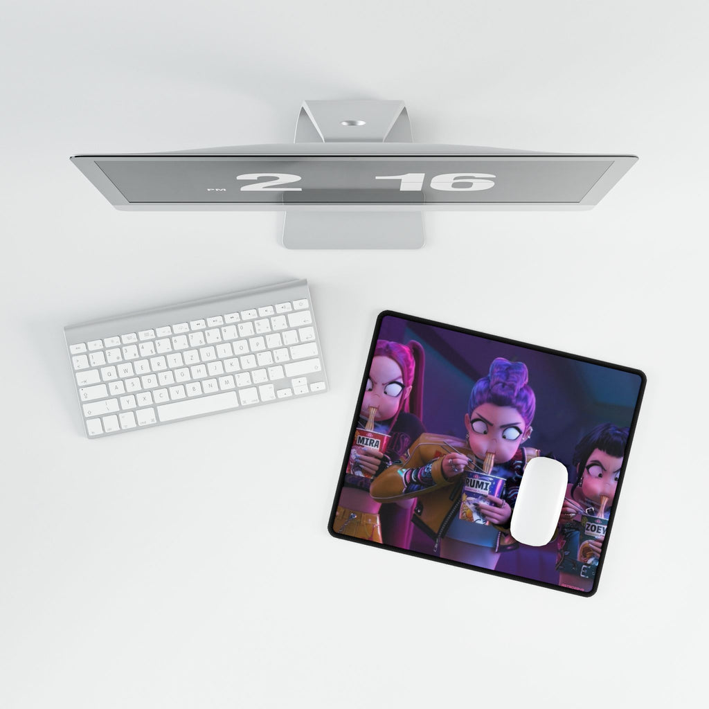 KPop Demon Hunters - HUNTRIX - Desk Mats with Fun Designs for Gaming or Office Use, Cute Mouse Pads, Personalized Desk Decor