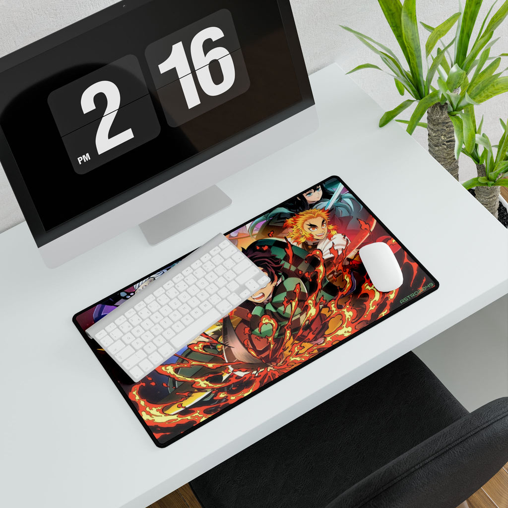 DEMON SLAYER - Kimetsu no yaiba - Anime-Inspired Desk Mat, Gaming Desk Pad, Office Decor, Student Gift, Creative Workspace Accessory