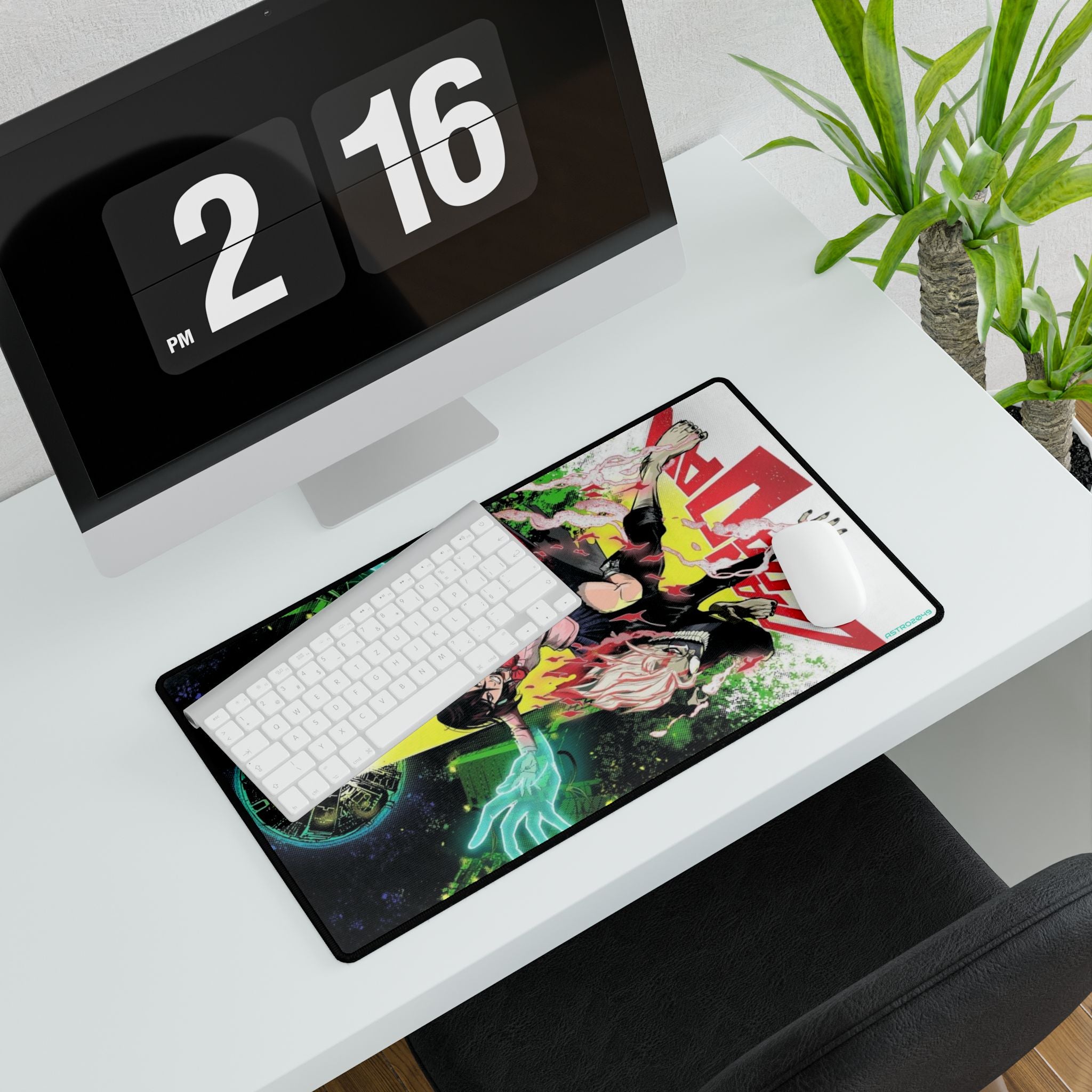 DANDADAN: Momo / Okarun - Anime-Inspired Desk Mats for Gamers | Custom Gaming Mouse Pad | Durable Desk Accessories | Ideal Gift