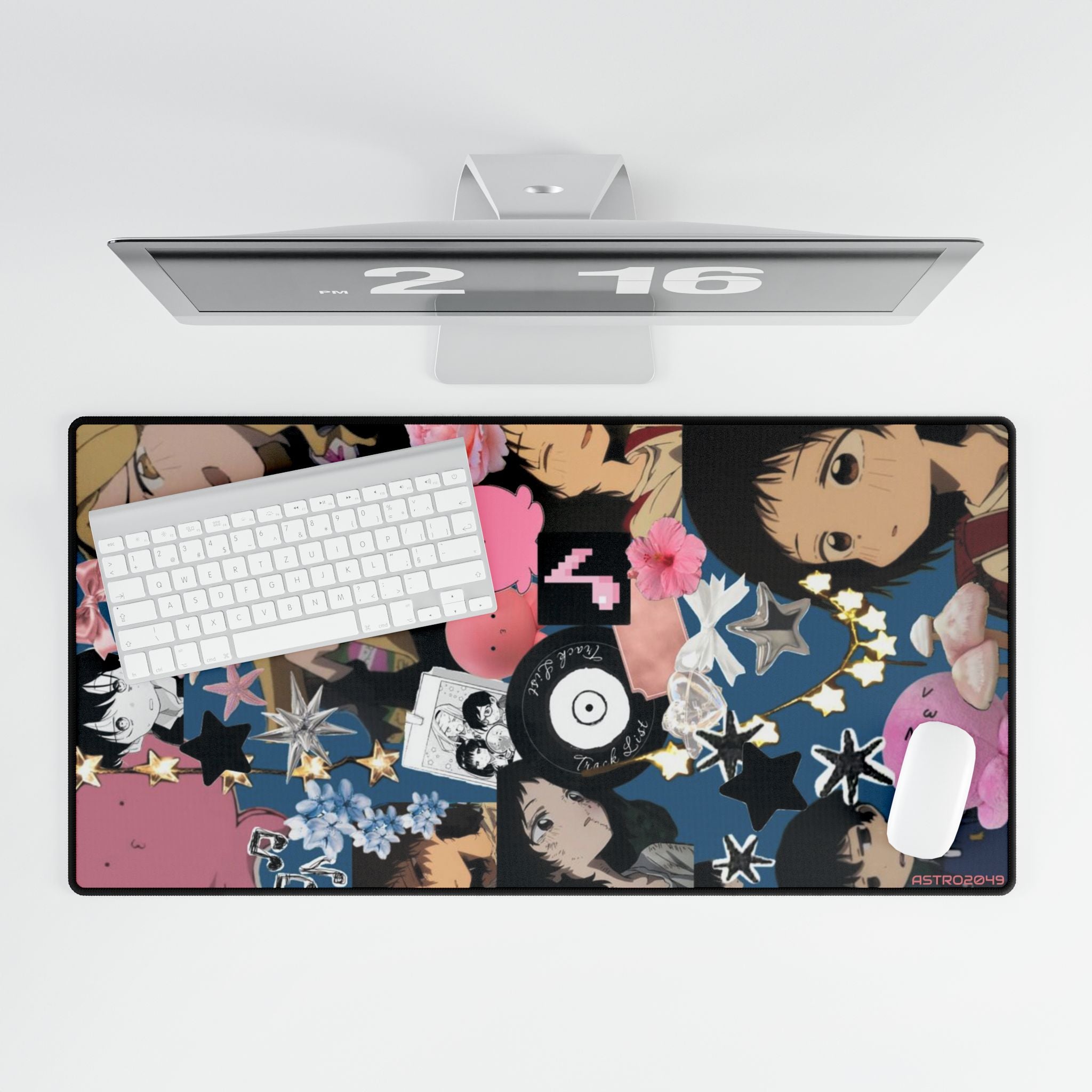 TAKOPIS ORIGINAL SIN - Anime-Inspired Desk Mat, Colorful Office Decor, Gamer Mouse Pad, Cute Desk Accessories, Gift for Students & Creatives