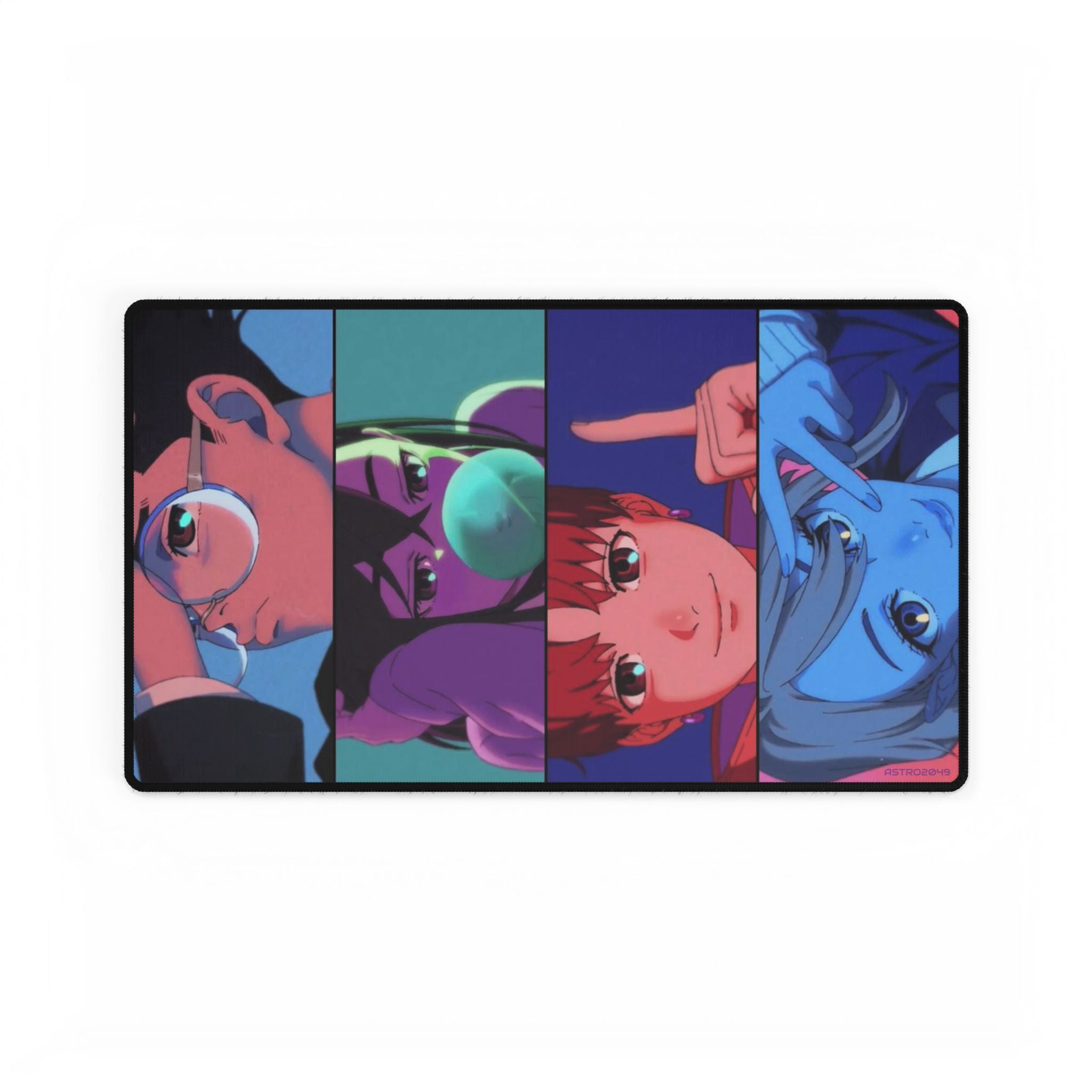 DANDADAN: Momo / Okarun - Vibrant Desk Mats for Gamers, Aesthetic Desk Accessories, Retro Anime Mouse Pad, Gift for Students