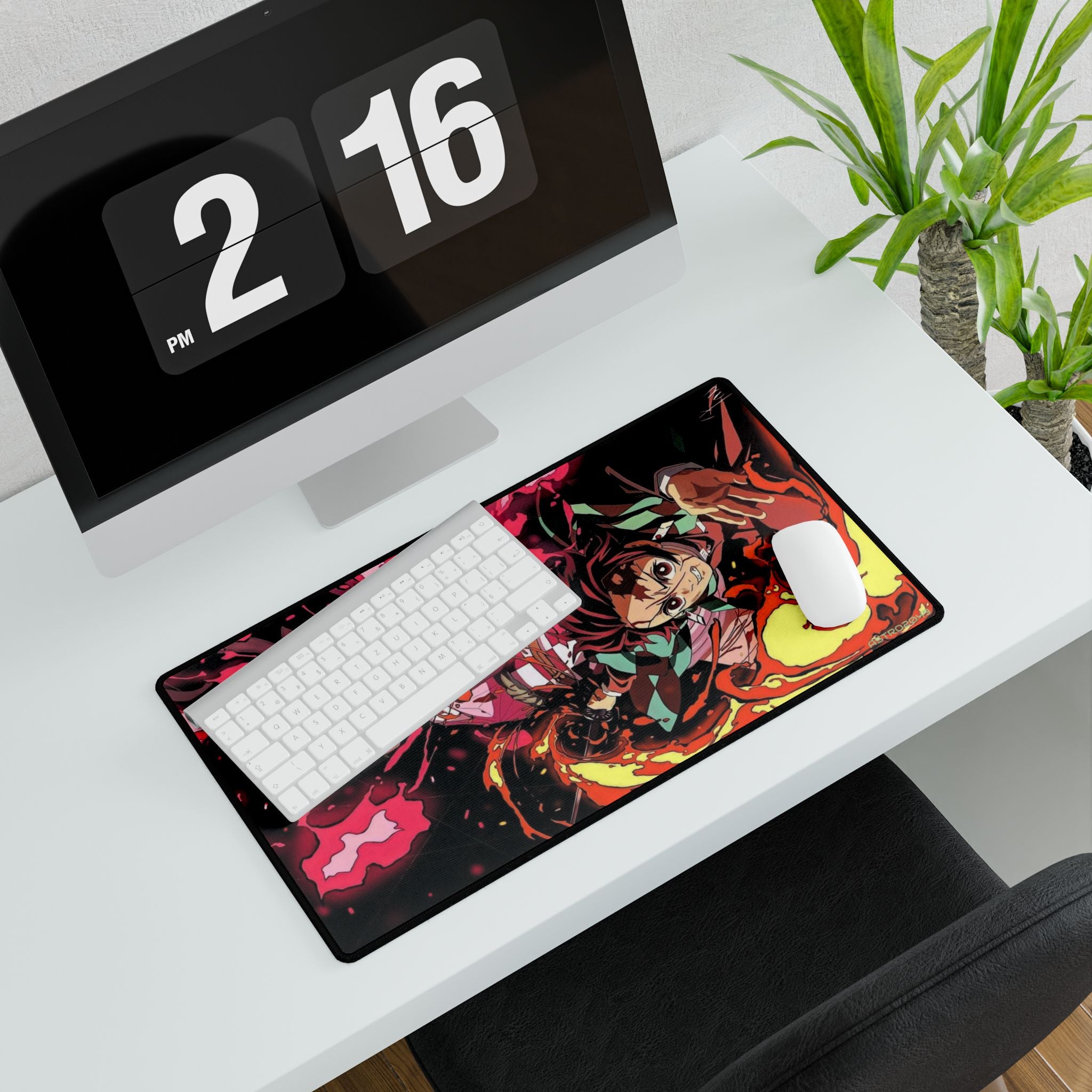 DEMON SLAYER - Kimetsu no yaiba - Anime-Inspired Desk Mat, Gaming Desk Pad for Home Office, Cute Mouse Pad, Anime Decor