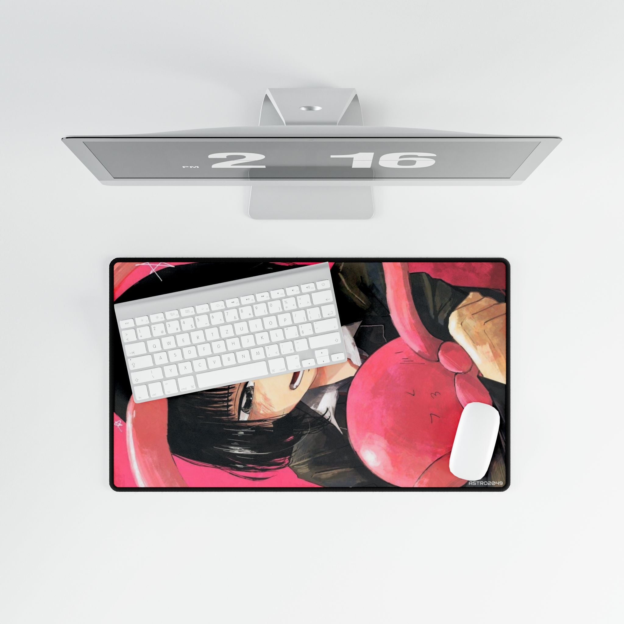 TAKOPIS ORIGINAL SIN - Anime-Inspired Desk Mat, Gaming Mouse Pad, Office Decor, Motivational Desk Accessories, Unique Gift for Students