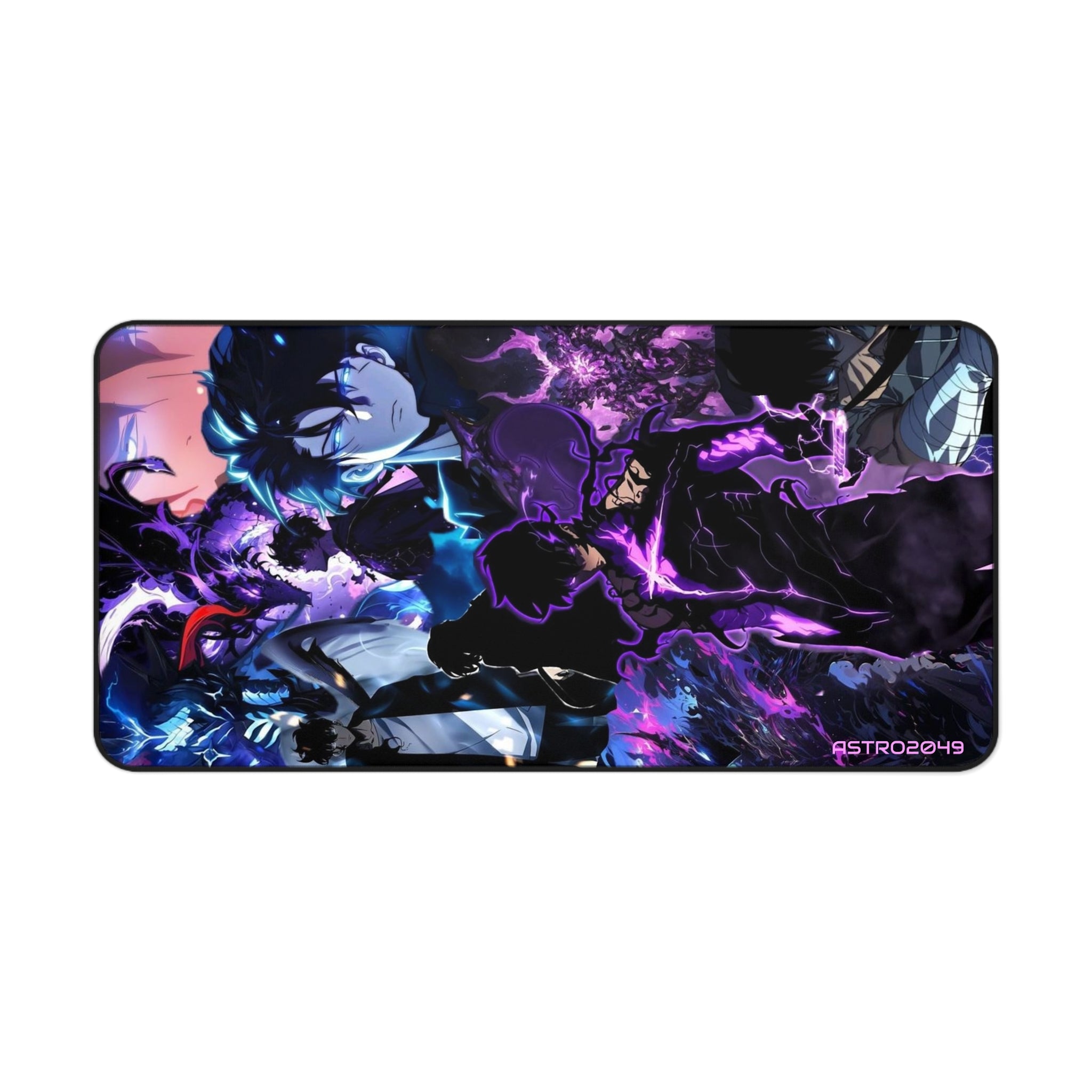 SOLO LEVELING - Sung Jinwoo - ARISE - Cosmic Themed Desk Mat for Gamers, Gaming Mouse Pad, Desk Accessories, Unique Gifts, Anime Decor