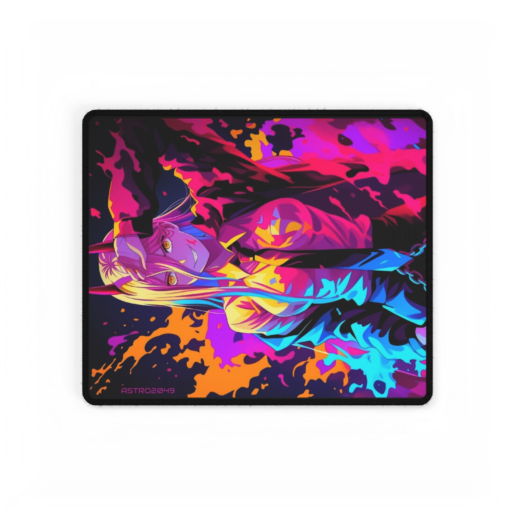 CHAINSAW MAN - Vibrant Anime-Inspired Desk Mat, Gaming Desk Pad, Colorful Workspace Accessory, Perfect for Gift, Stylish Office Decor